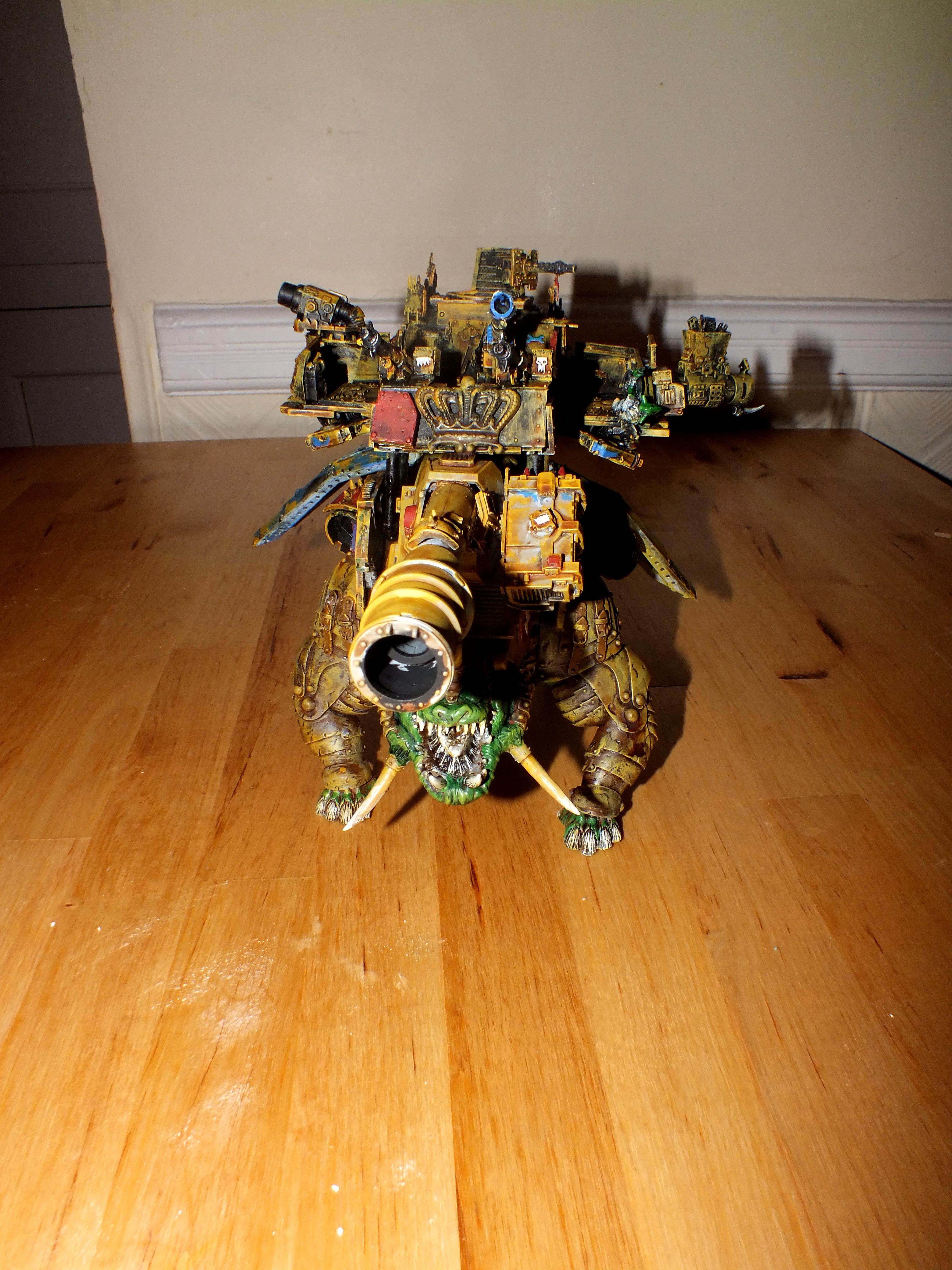 Gargantuan, Kitbash, Orks, Squiggoth, Work In Progress