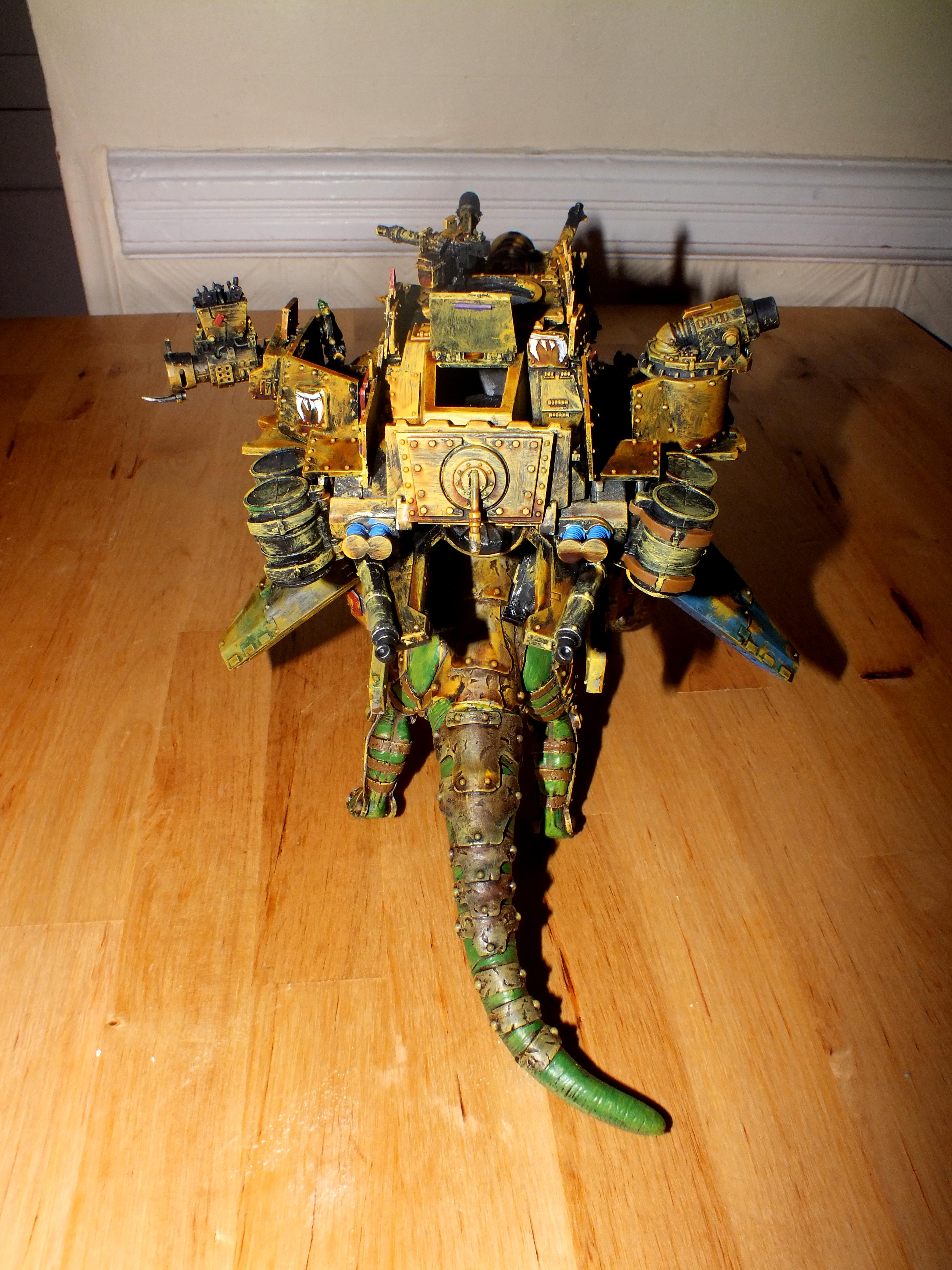 Gargantuan, Kitbash, Orks, Squiggoth, Work In Progress