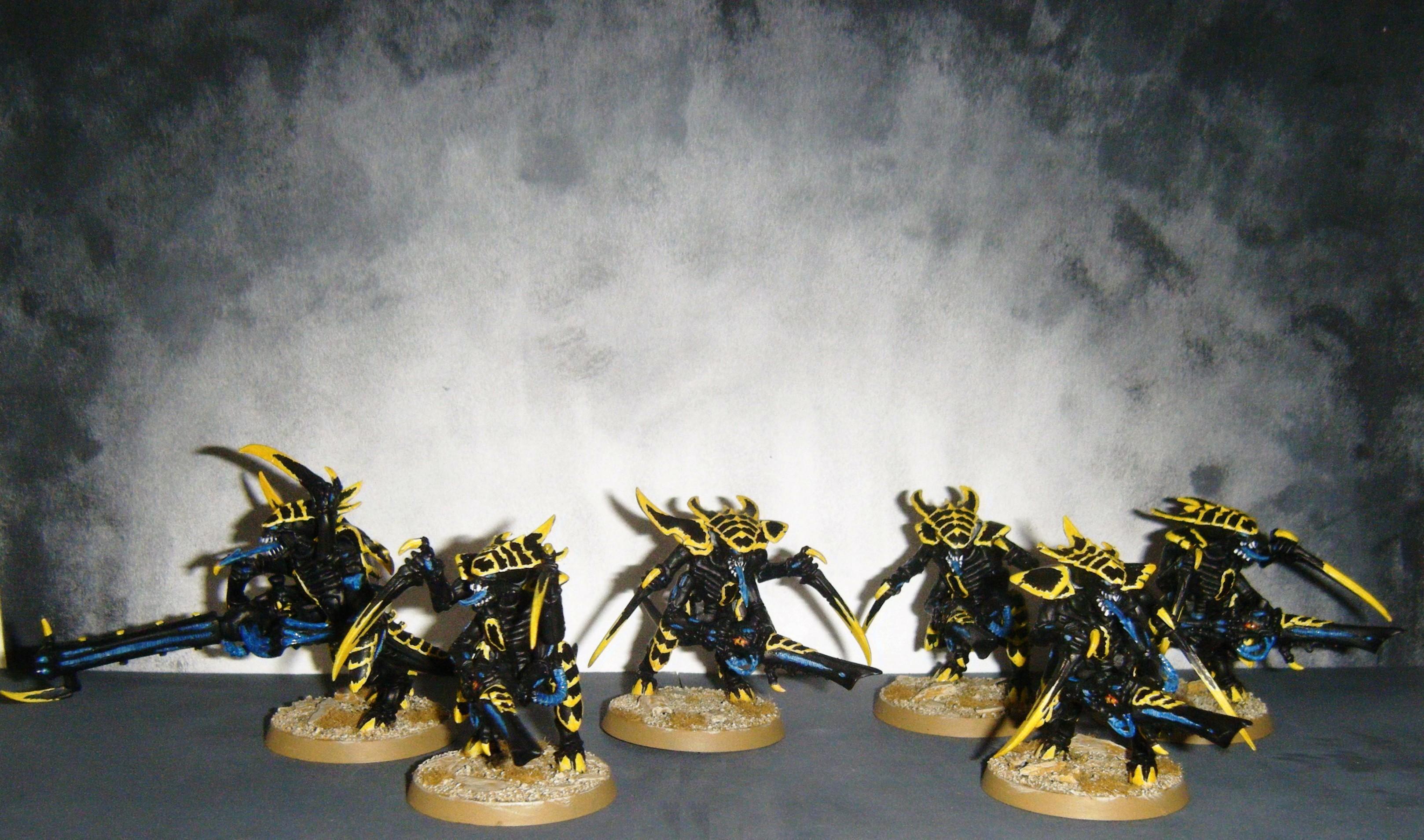 Guerriers Tyranides, Nids, Sable, Sand, Tyranid Warriors, Tyranides, Tyranids, Wasp