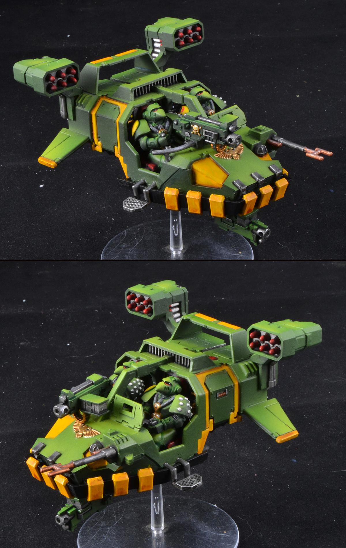 Land Speeder Typhoon, Mantis Warriors, Space Marines, Warhammer 40,000, Work In Progress
