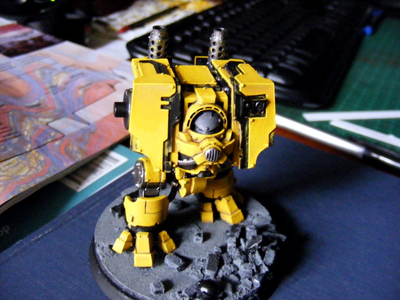 Imperial Fists, Ironclad, Painting In Progress