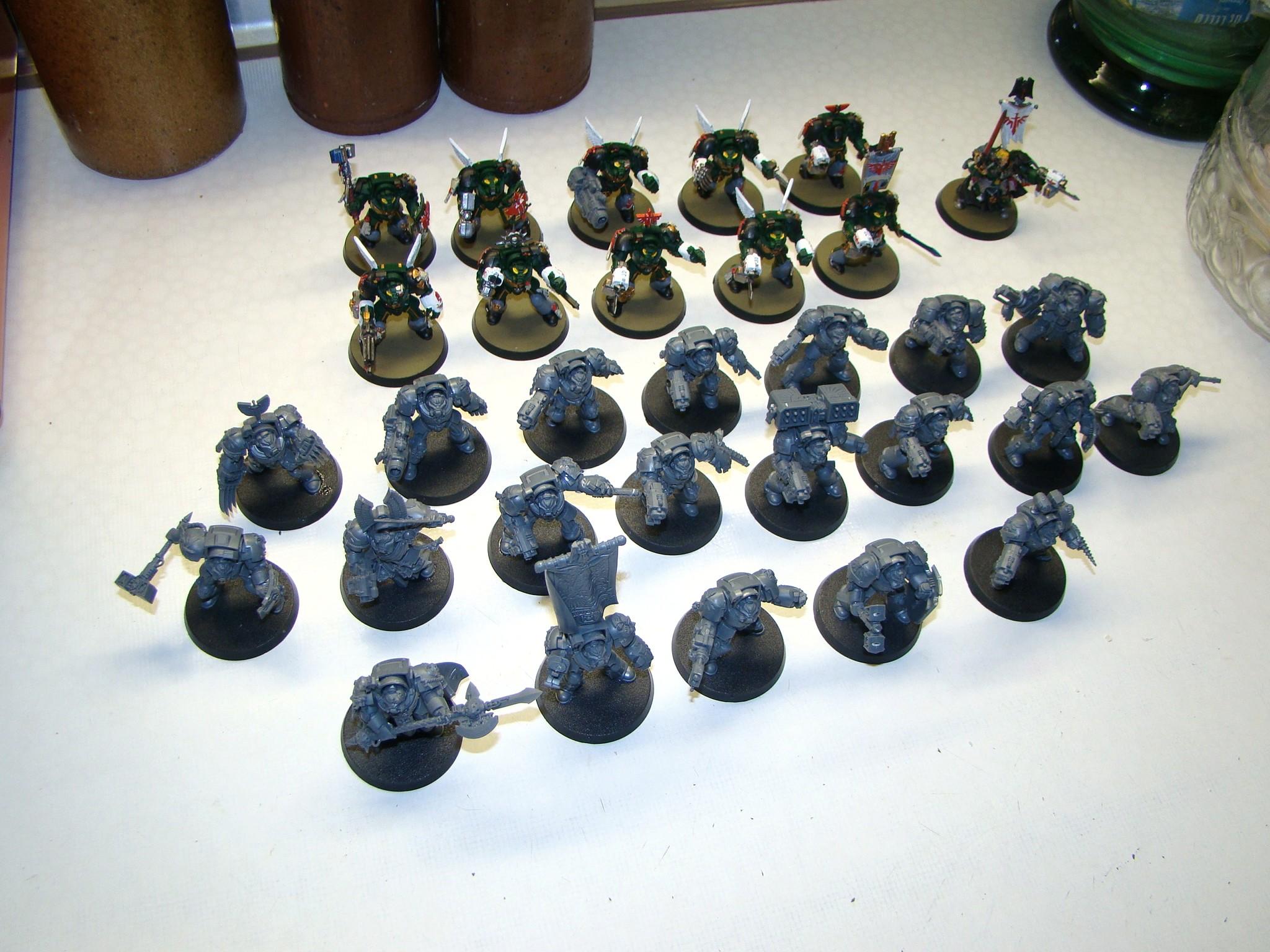 Dark Angels, Space Marines, Warhammer 40,000, Work In Progress
