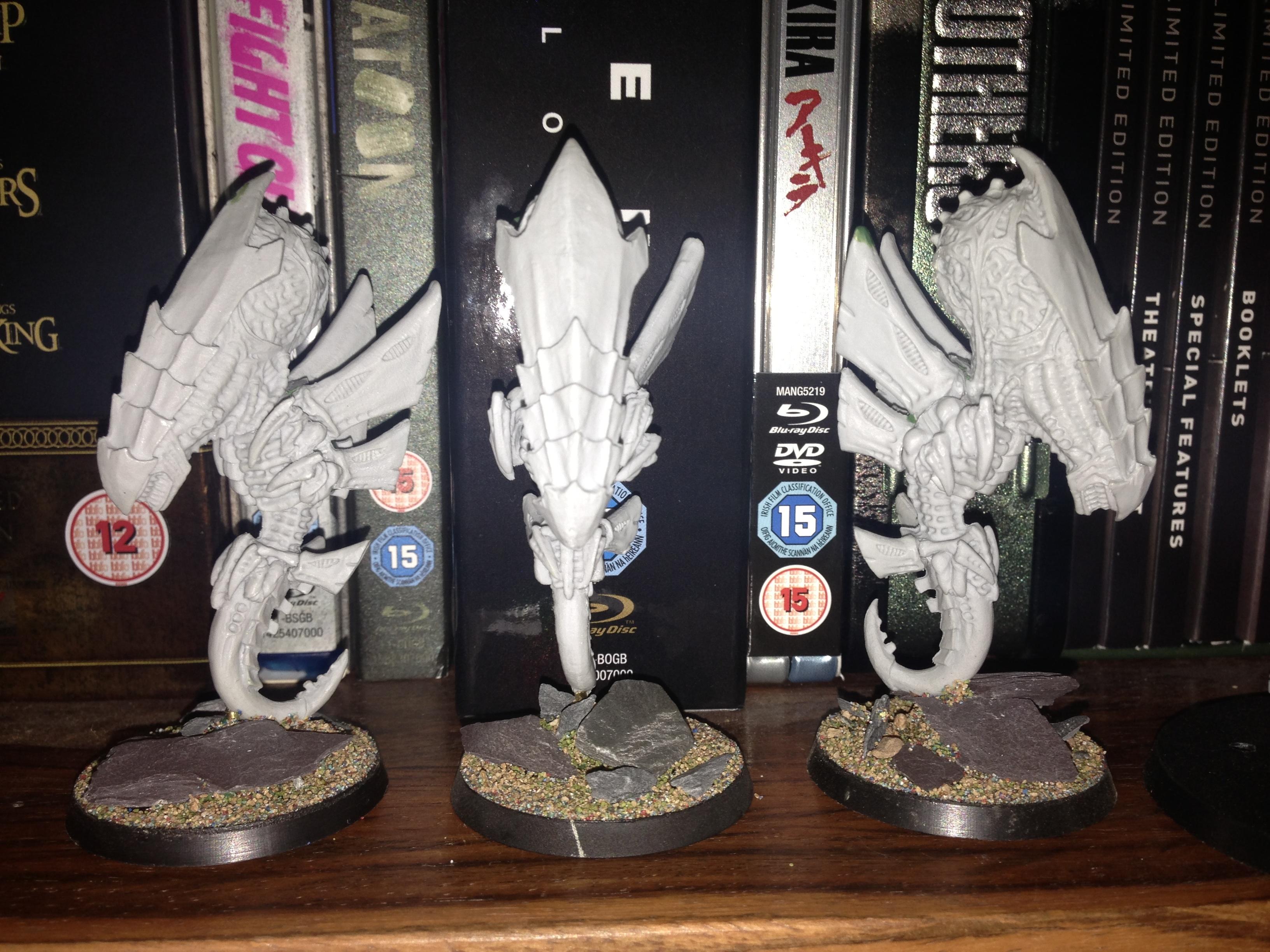 Naked zoanthrope trio