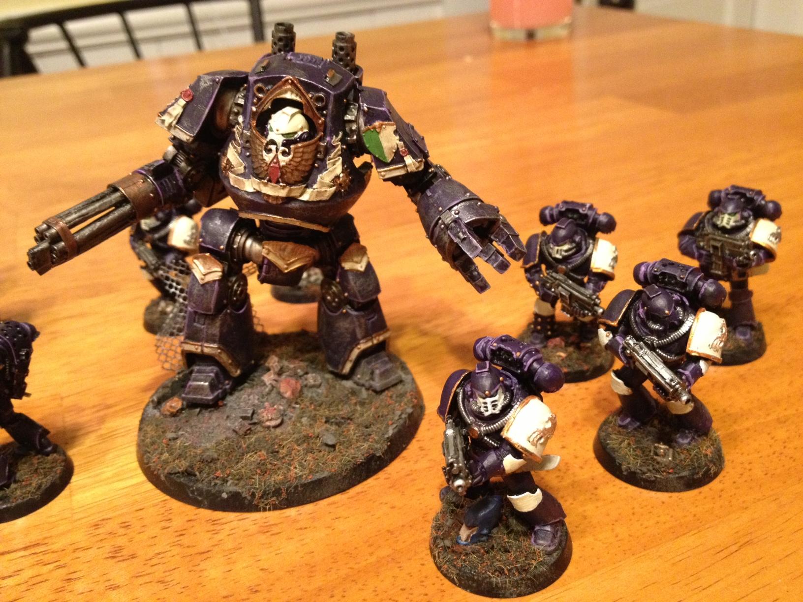 30k, Dreadnought, Ec, Emperor's Children, Mark 4, Mark Iv, Mkiv, Pre Heresy, Tactical Squad, Warhammer 40,000