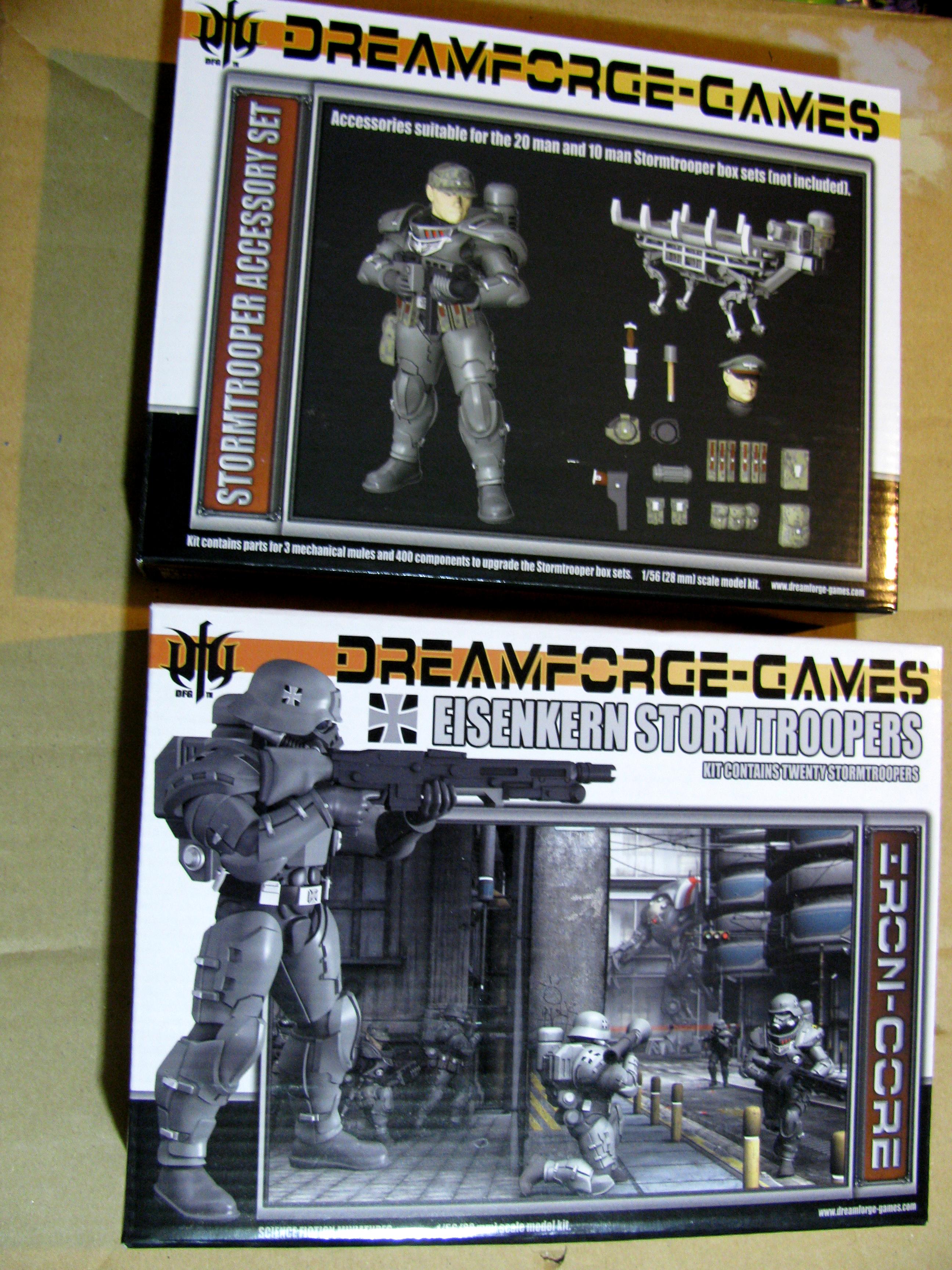 Dreamforge, Sprue, Boxes