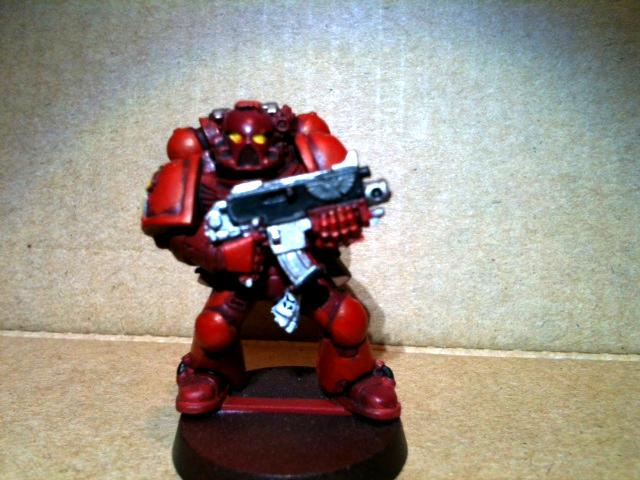Blood Angels, First Blood Angel Ever Painted!!