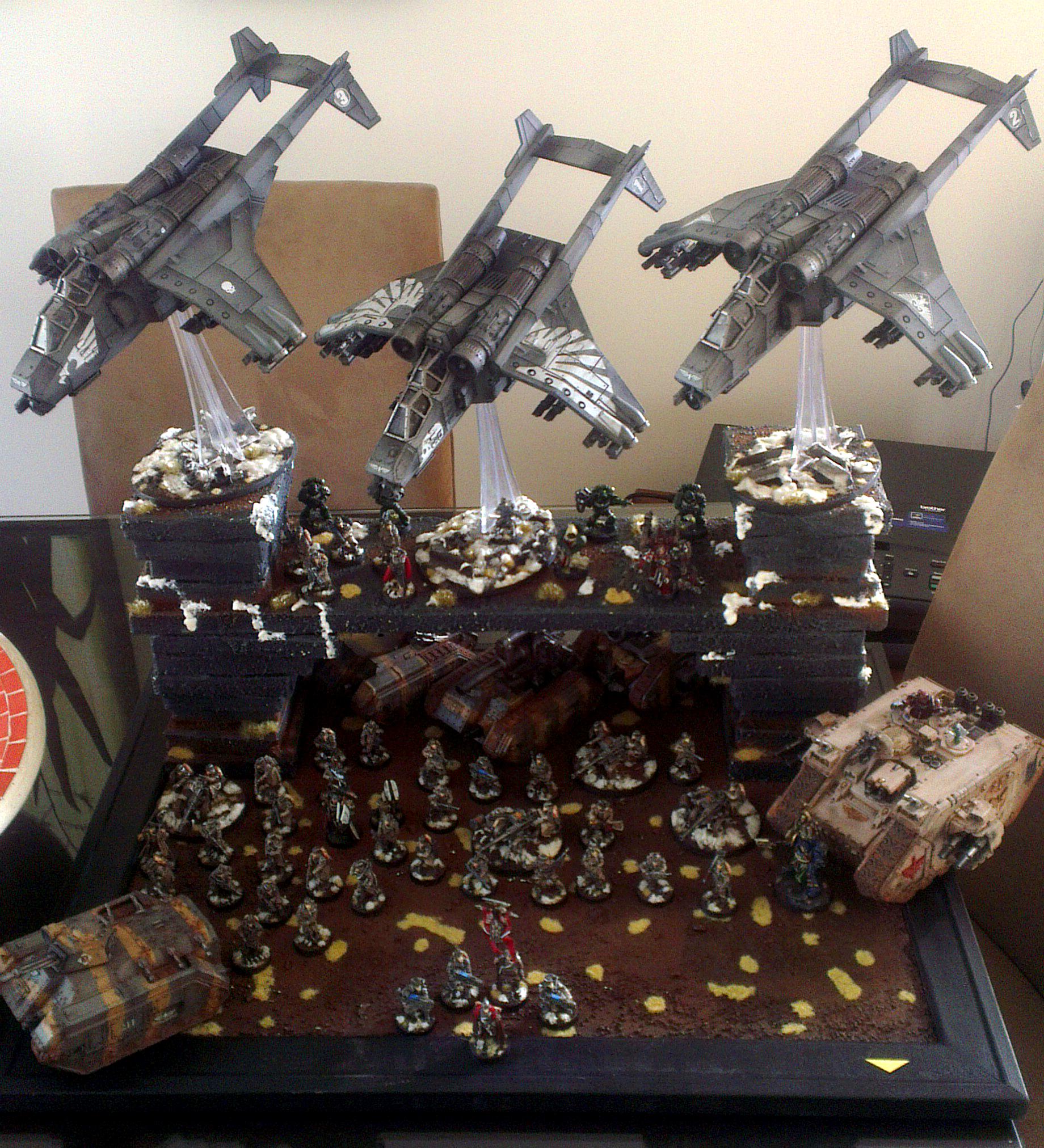 Army, Chimera, Death Korps of Krieg, Imperial Guard, Inquisitor, Valkyrie