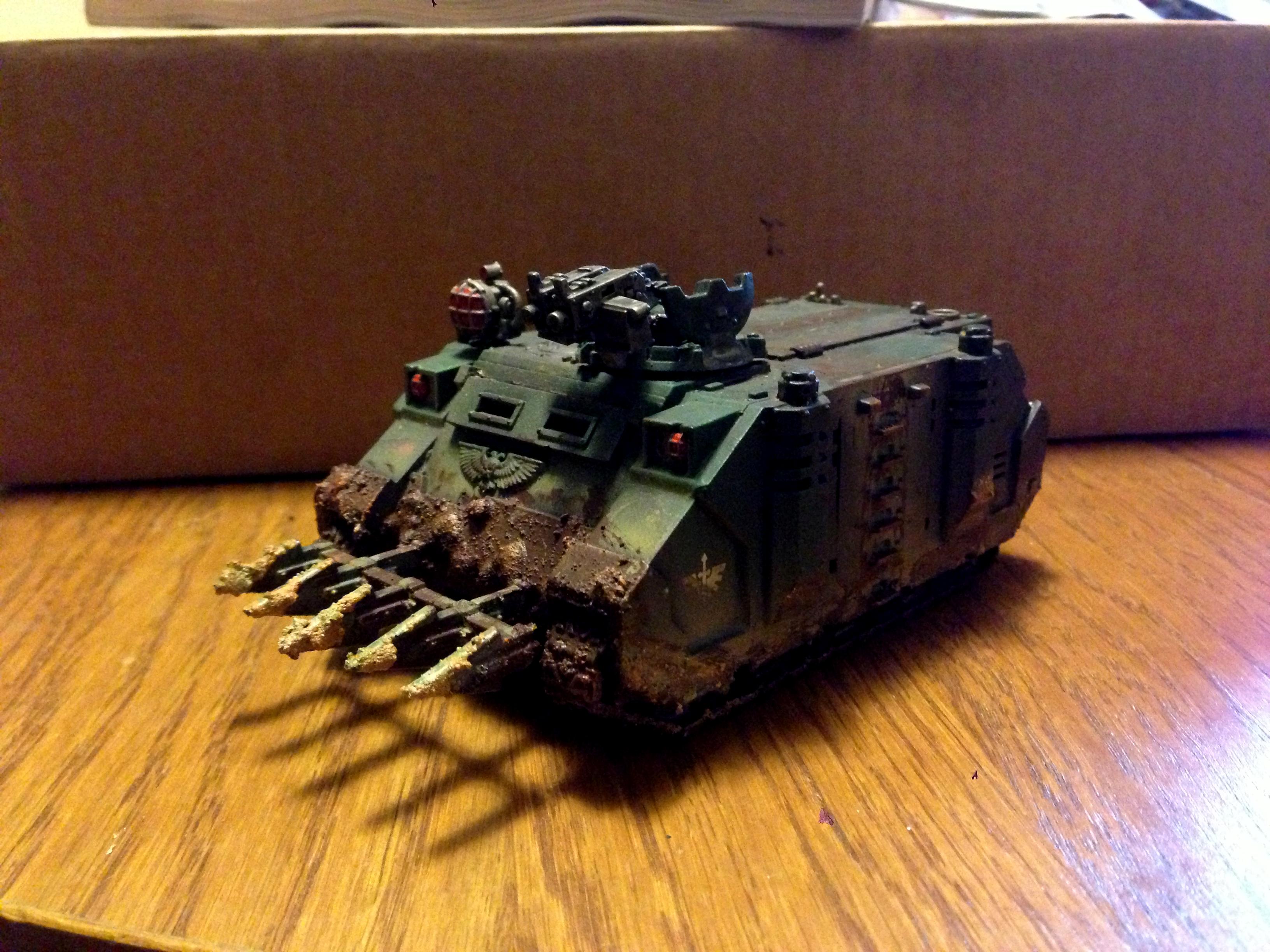 Dark Angels, Squad Sammael Rhino WIP 1