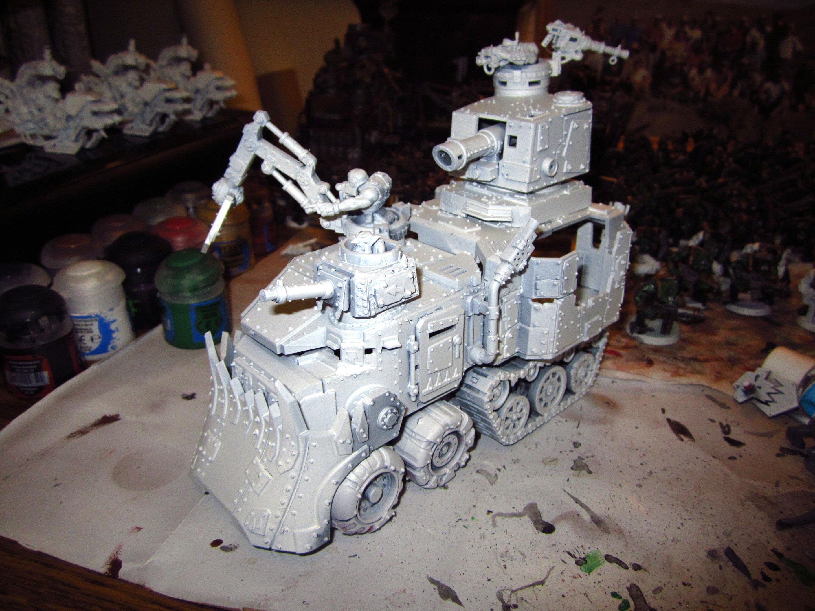 Battle, Battlewagon, Orks, Wagon