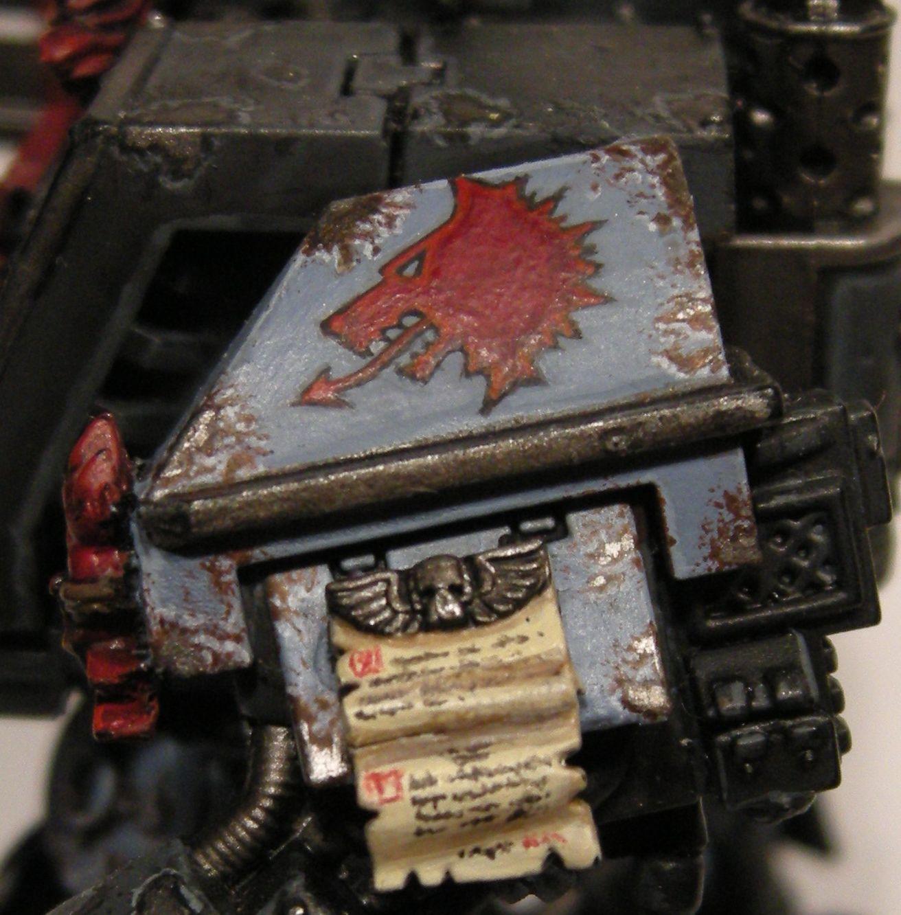 Chaos, Dreadnought, Skyrar's Dark Wolves, Space Wolves, Warhammer 40,000