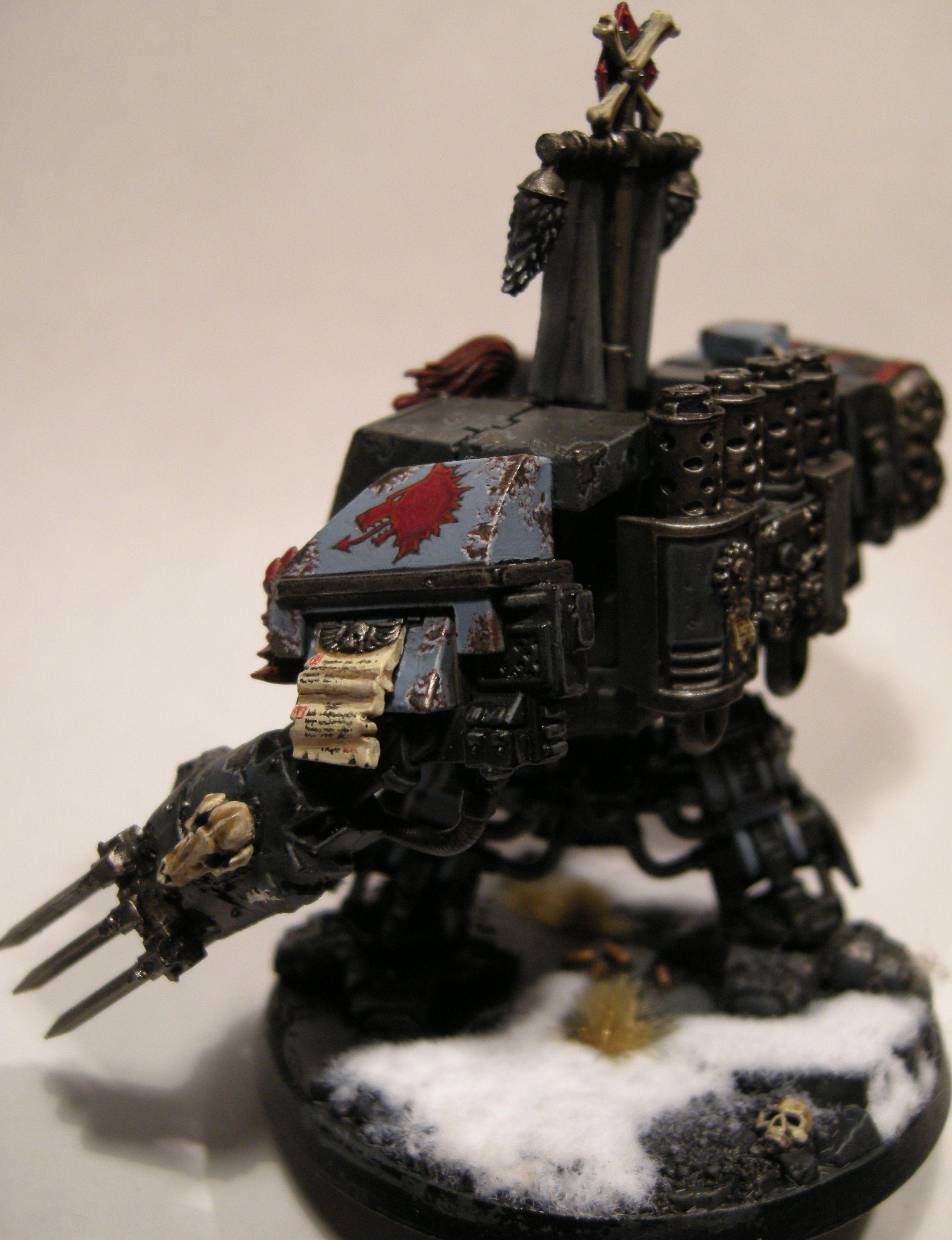 Chaos, Dreadnought, Skyrar's Dark Wolves, Space Wolves, Warhammer 40,000