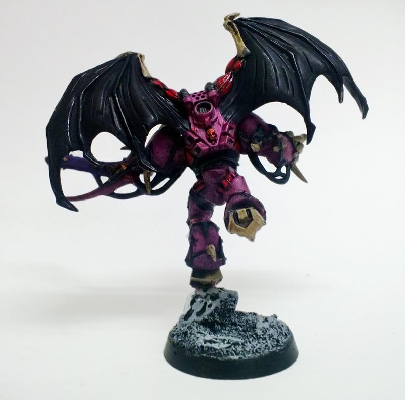 Emperor's Children, Possessed, Possessed Chaos Space Marine, Warhammer 40,000, Winged