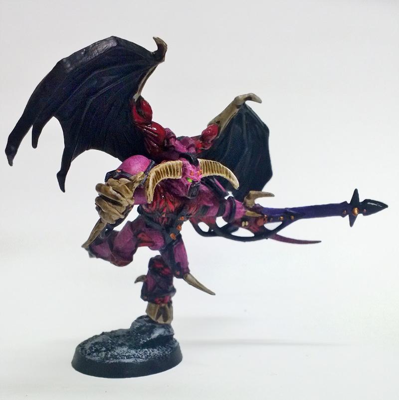 Emperor's Children, Possessed, Possessed Chaos Space Marine, Warhammer 40,000, Winged