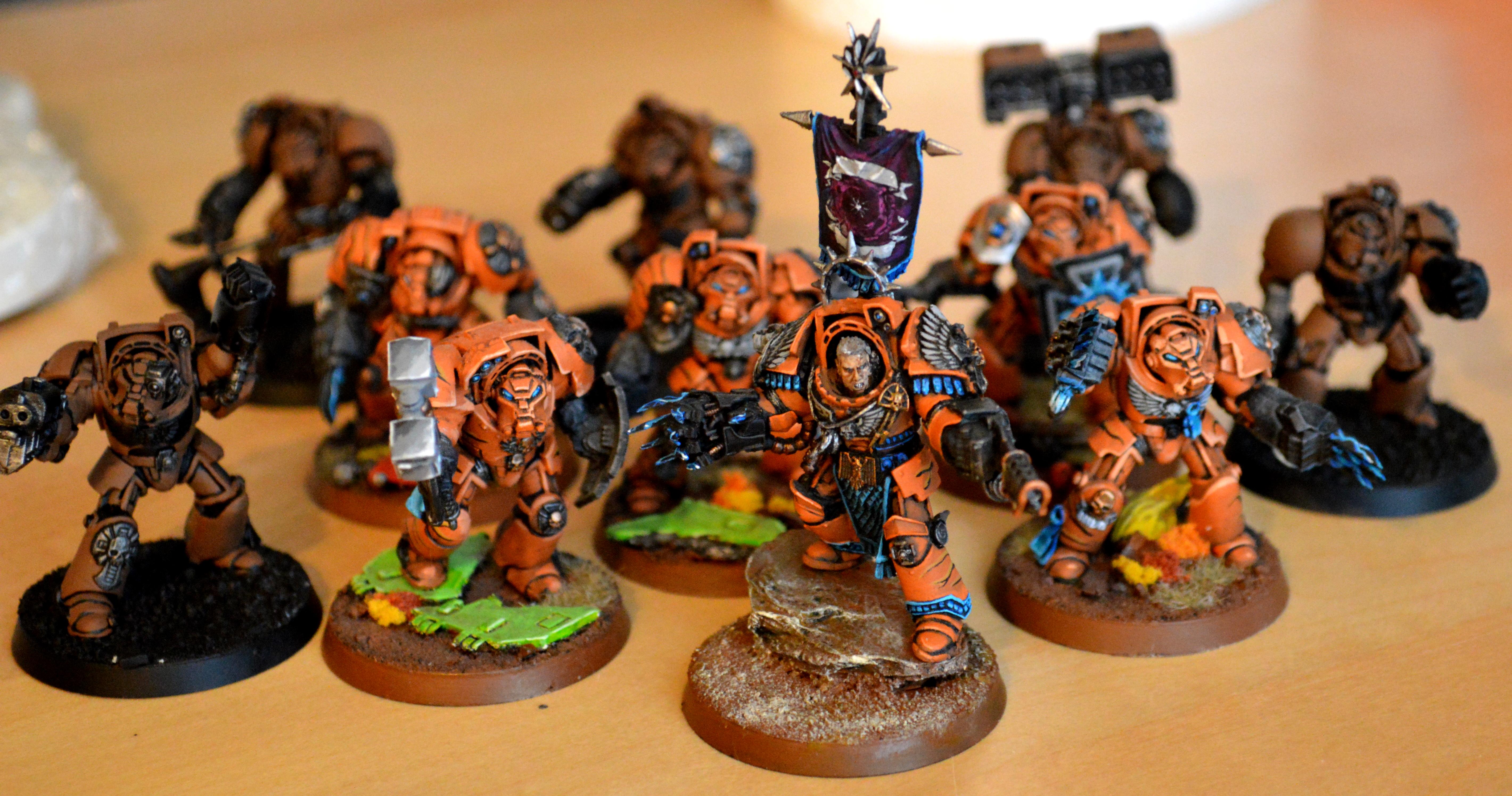 Huron, Terminator Armor, Tiger Claws, Work In Progress