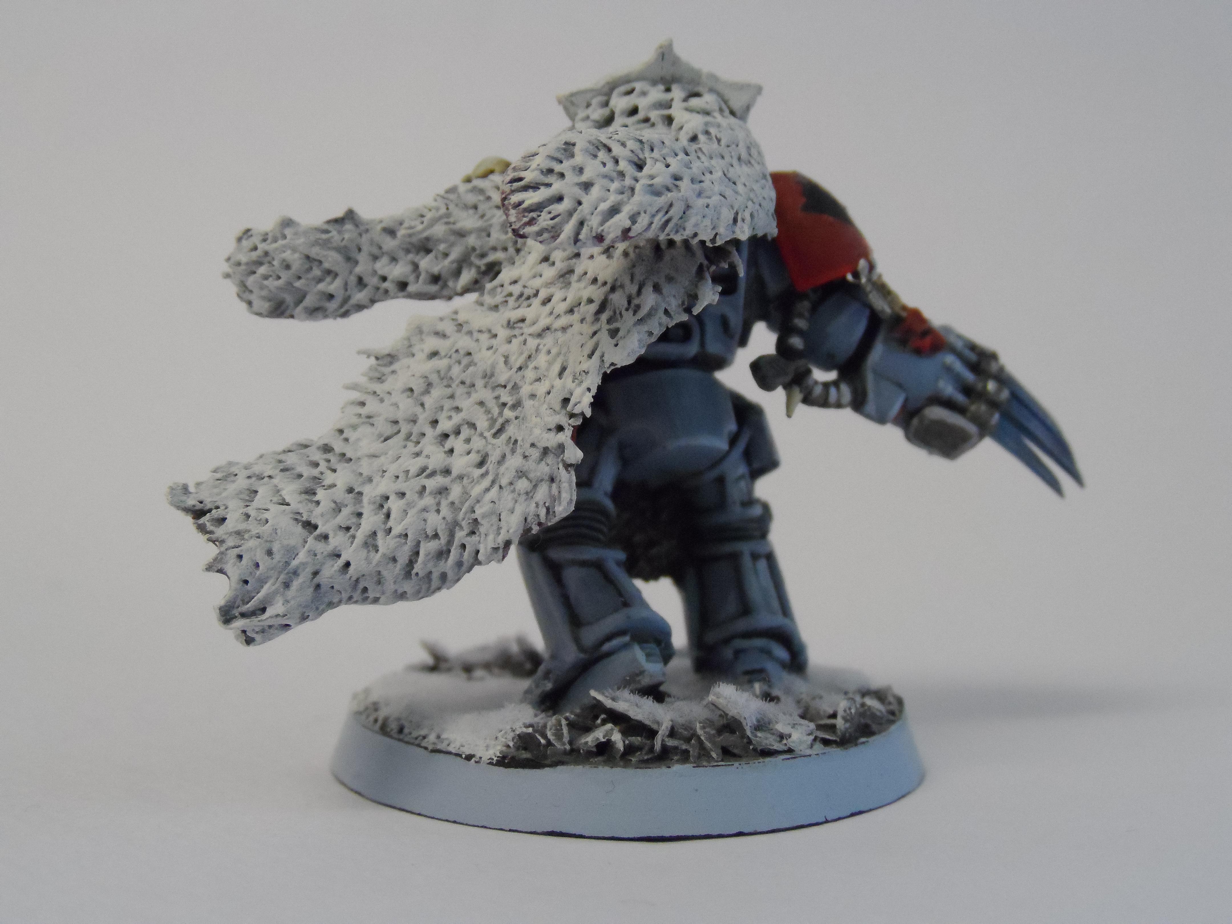 Lone wolf cloak made of green stuff