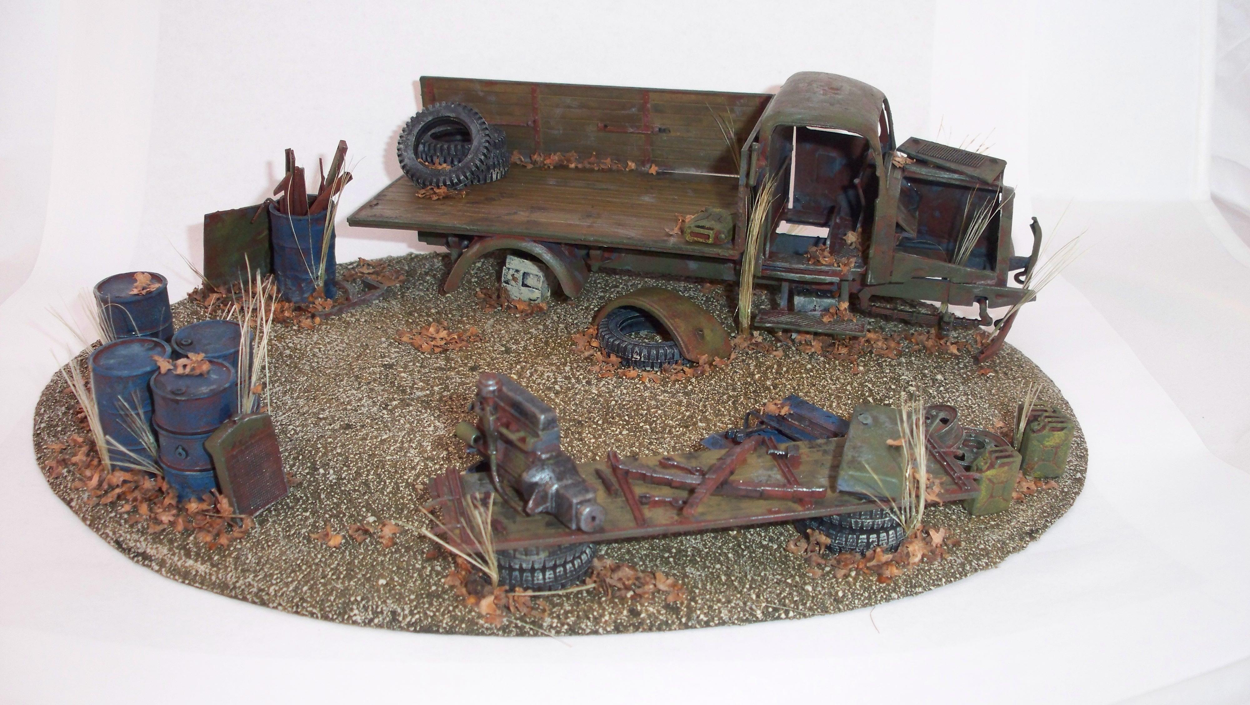 Abandoned, Scrap, Terrain, Truck