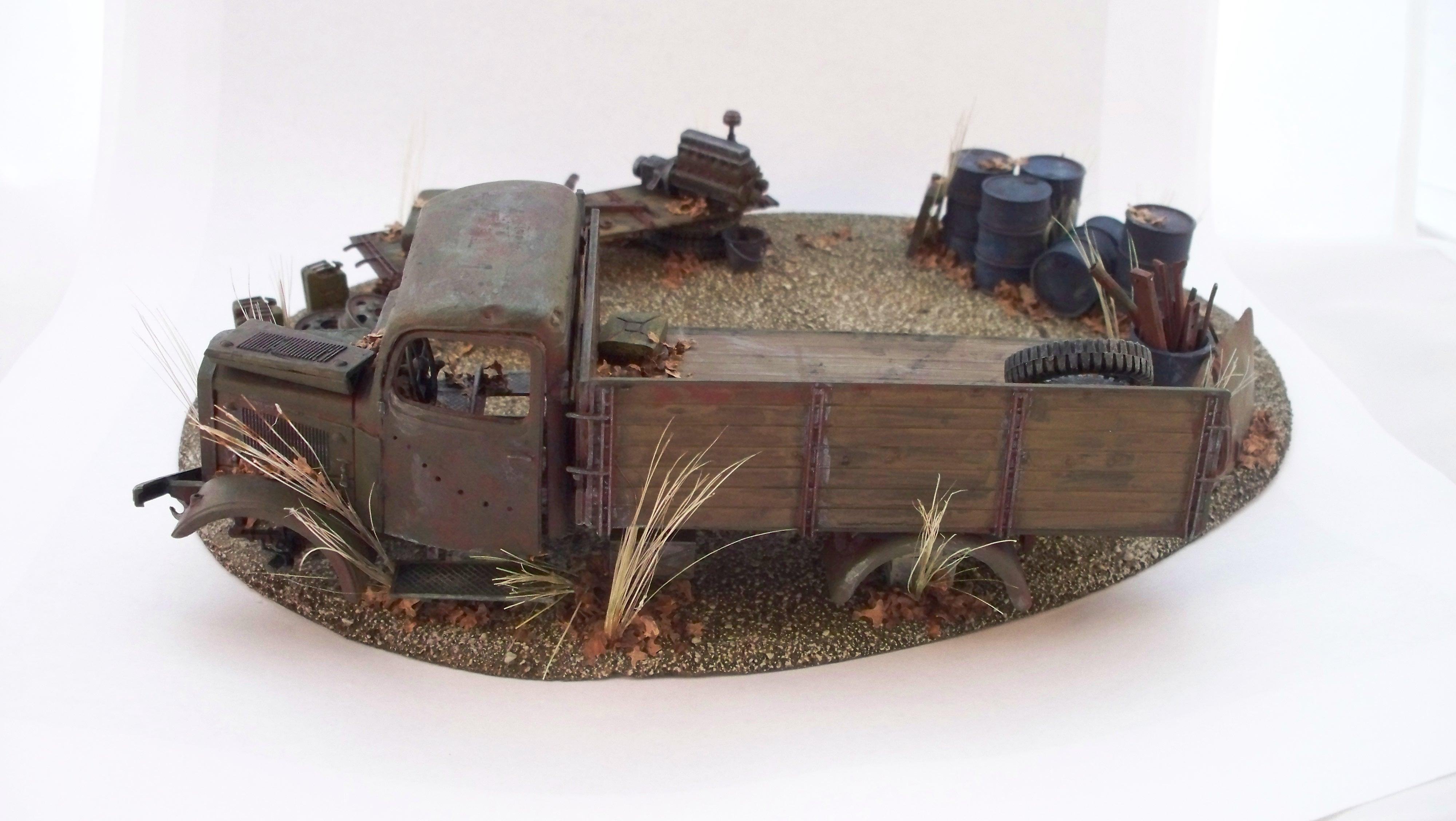 Abandoned, Scrap, Terrain, Truck