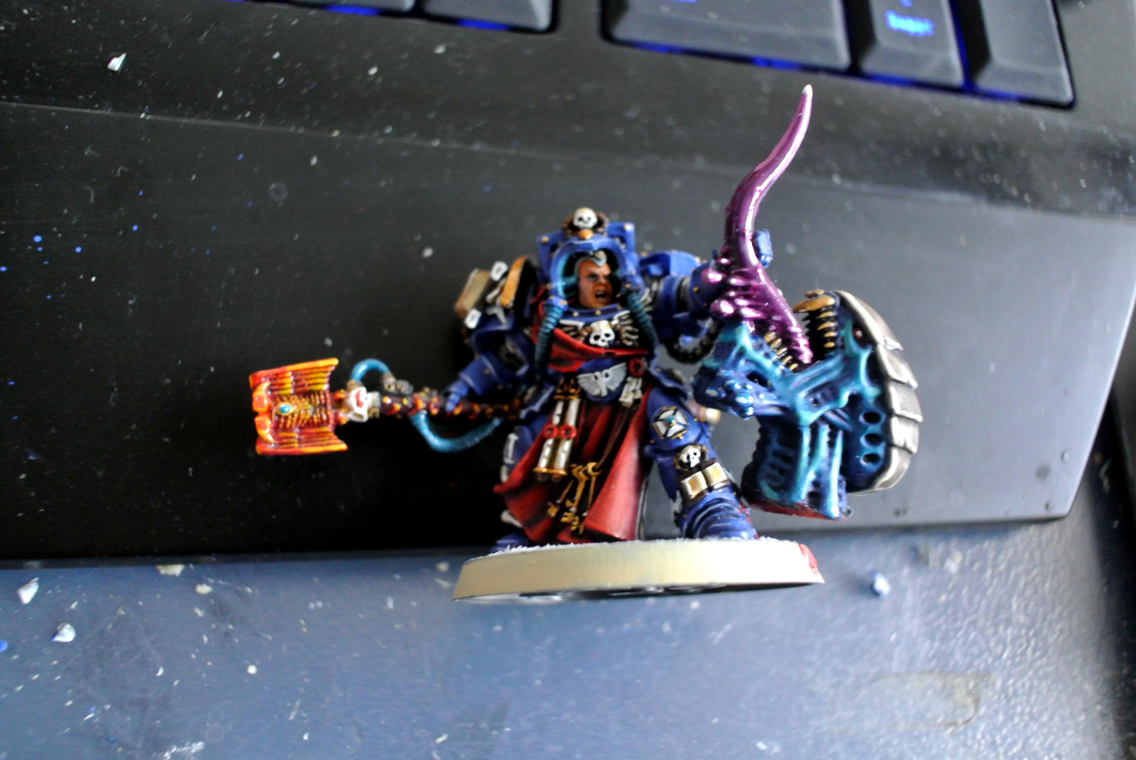 Librarian, Space Marines, Ultramarines, Warhammer 40,000