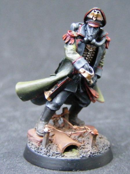 Commissar, Death Korps of Krieg, Genswick, Imperial Guard, Siege Army, Warhammer 40,000