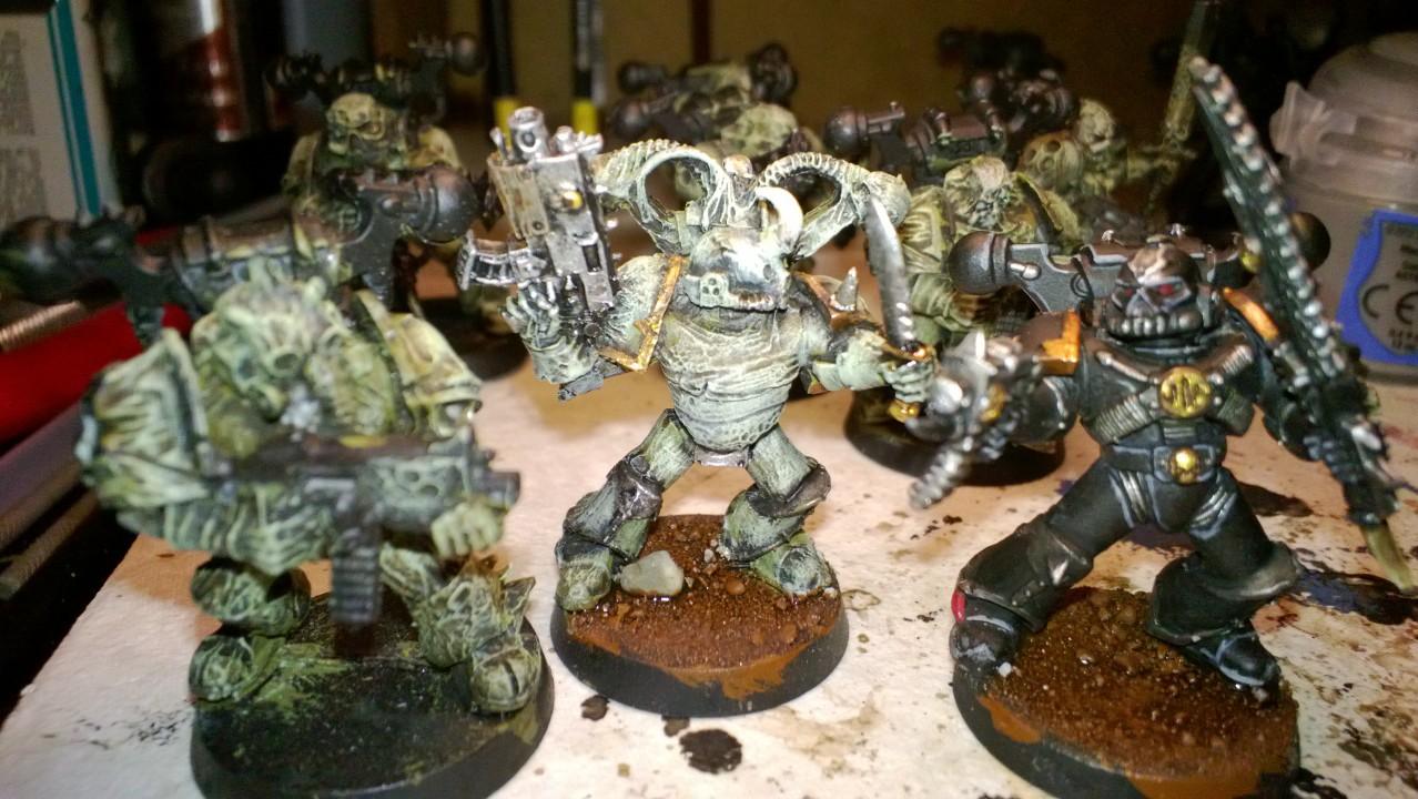 Chaos, Chaos Space Marines, Plague Marines, Warhammer 40,000