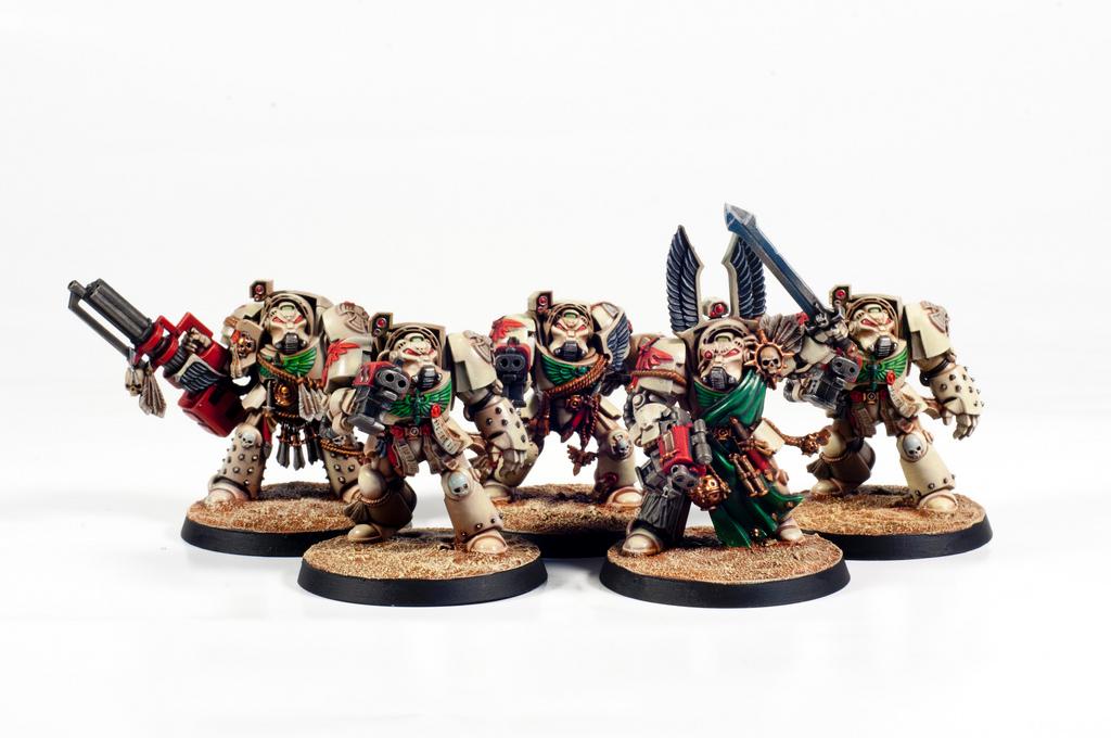 Dark Angels, Deathwing, Painted, Terminator Armor, Warhammer 40,000