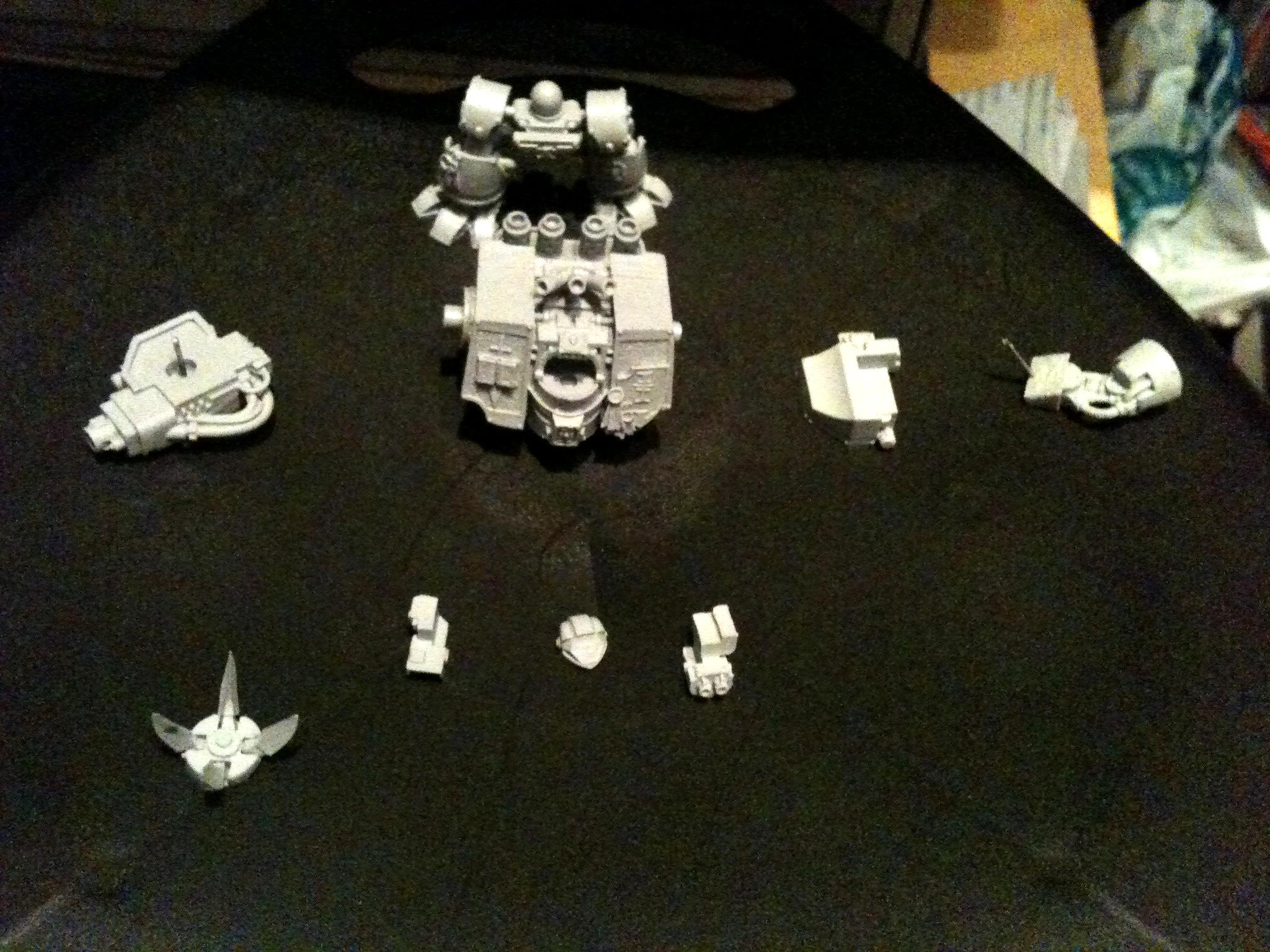 Deadshot, Forge World, Grey Knights, Psycannon, Venerable Dreadnought, Work In Progress