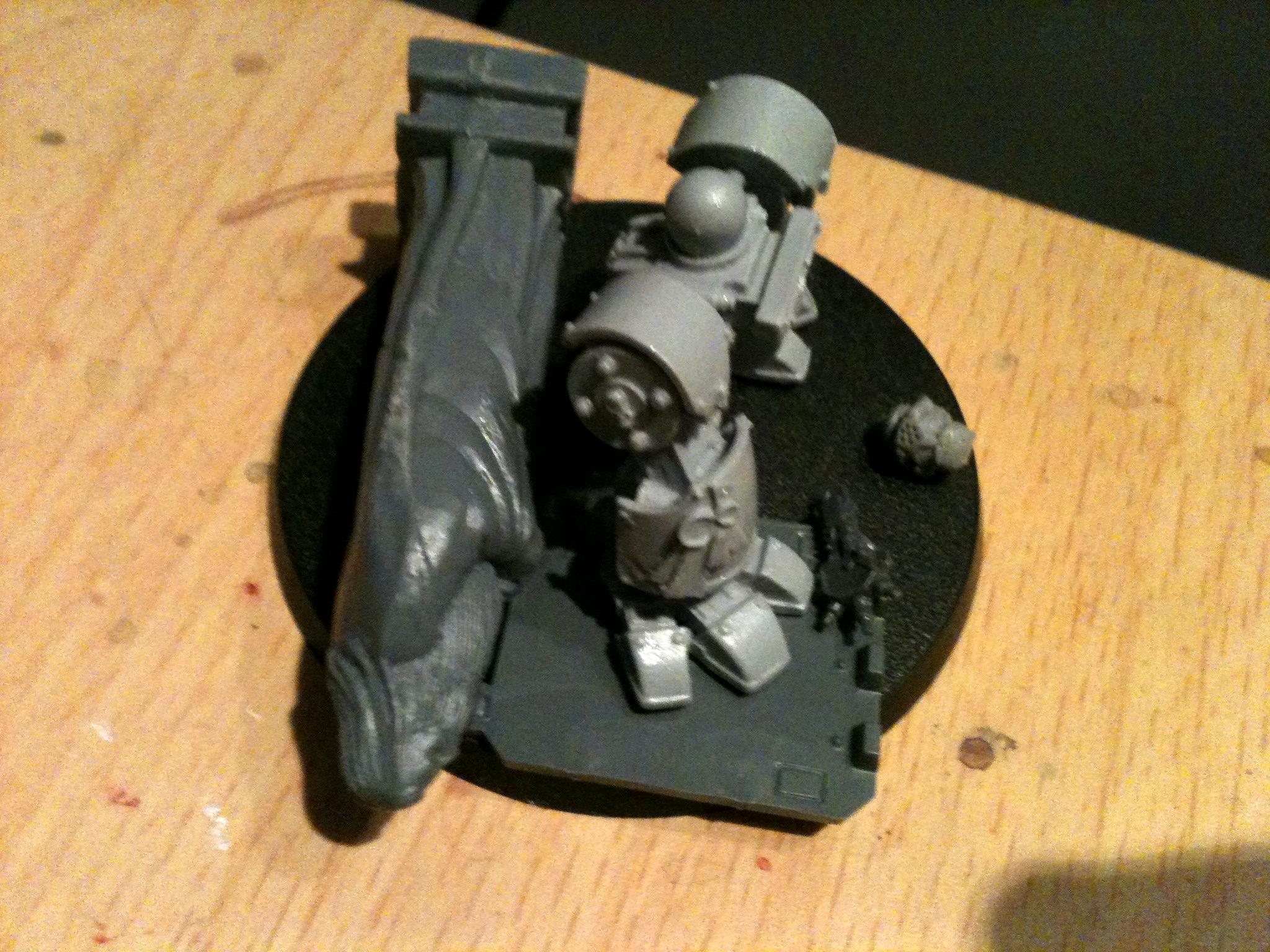 Deadshot, Forge World, Grey Knights, Psycannon, Venerable Dreadnought, Work In Progress