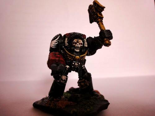 Chaplain, Crozius, Non-Metallic Metal, Terminator Armor