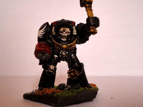 Chaplain, Crozius, Non-Metallic Metal, Terminator Armor