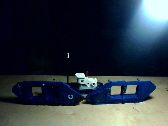 Land Raider, Ultramarines, Work In Progress