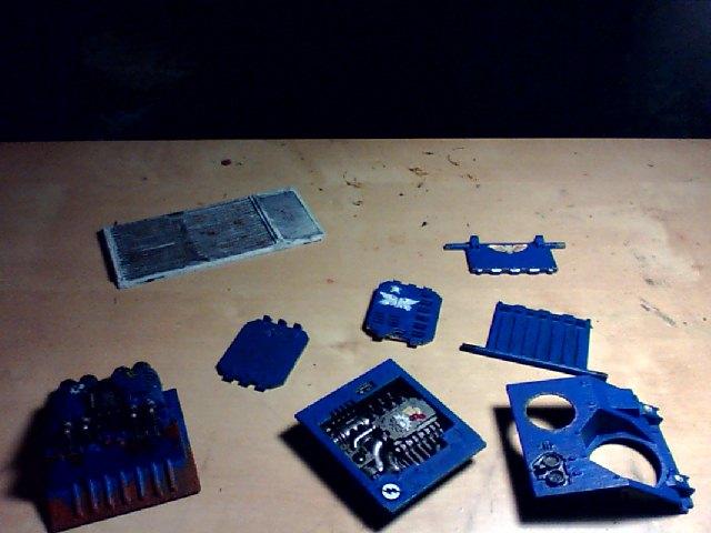 Land Raider, Ultramarines, Work In Progress
