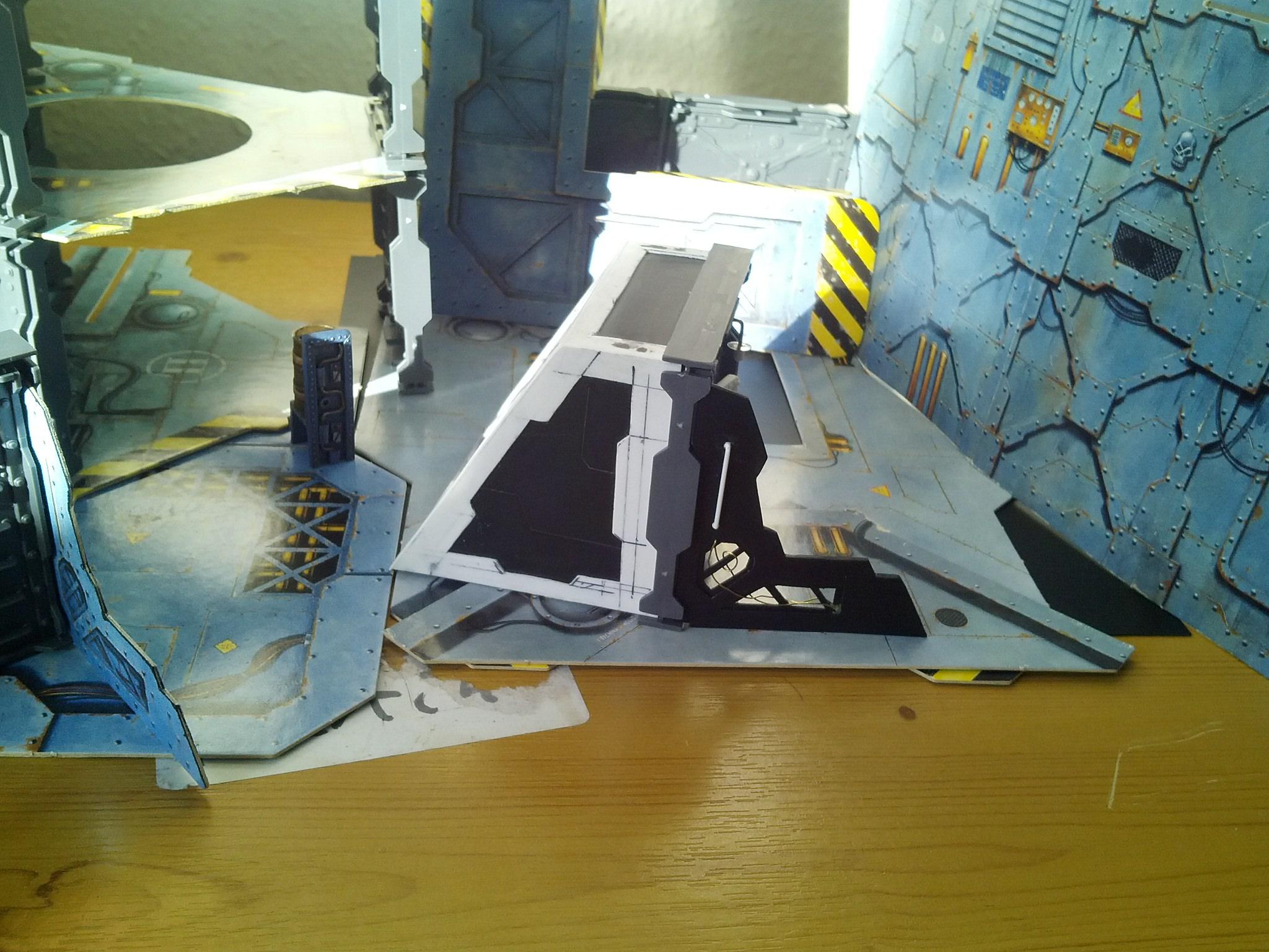 Bulkhead, Necromunda, Plasticard, Terrain