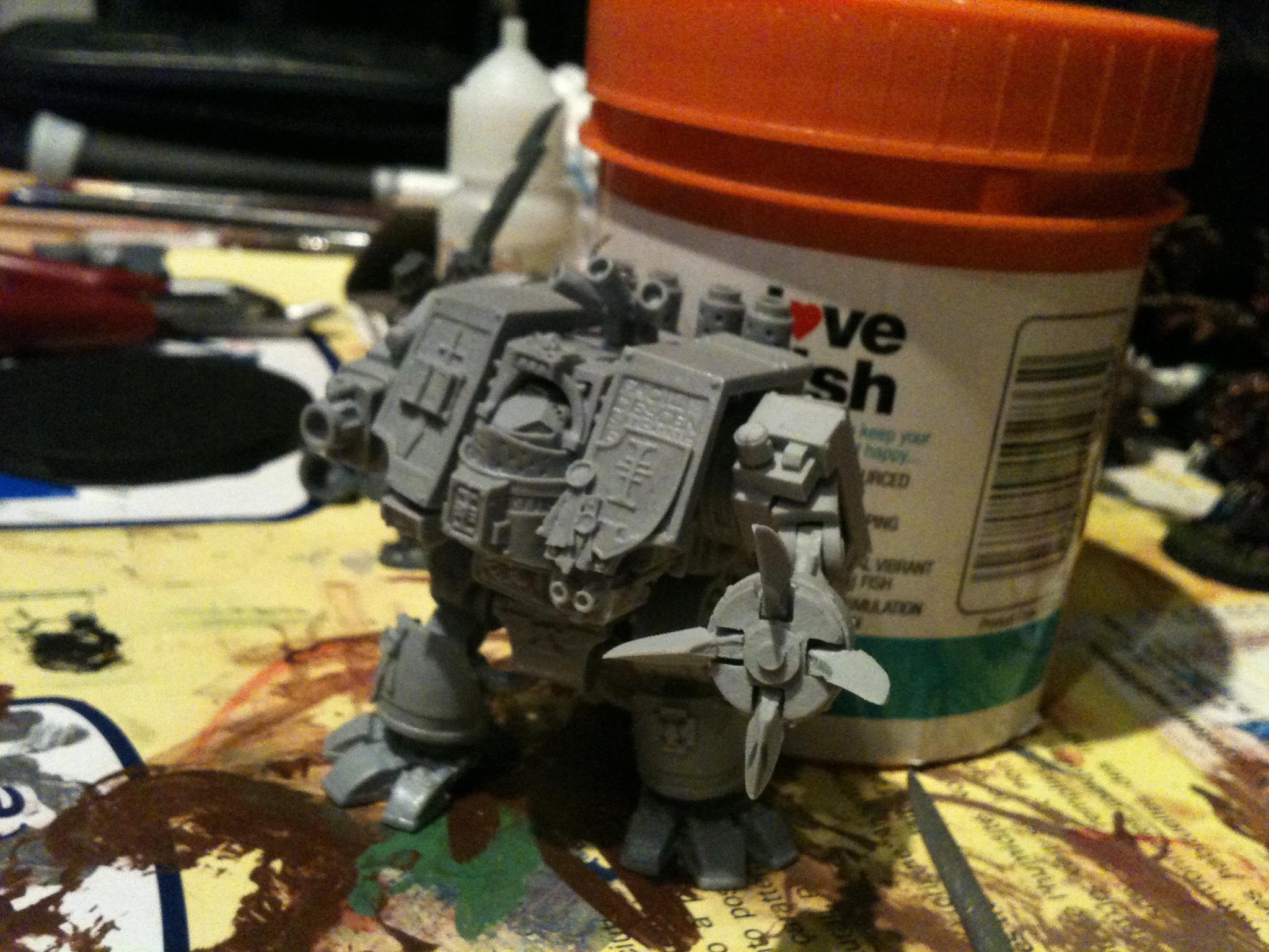 Deadshot, Forge World, Grey Knights, Psycannon, Venerable Dreadnought, Work In Progress