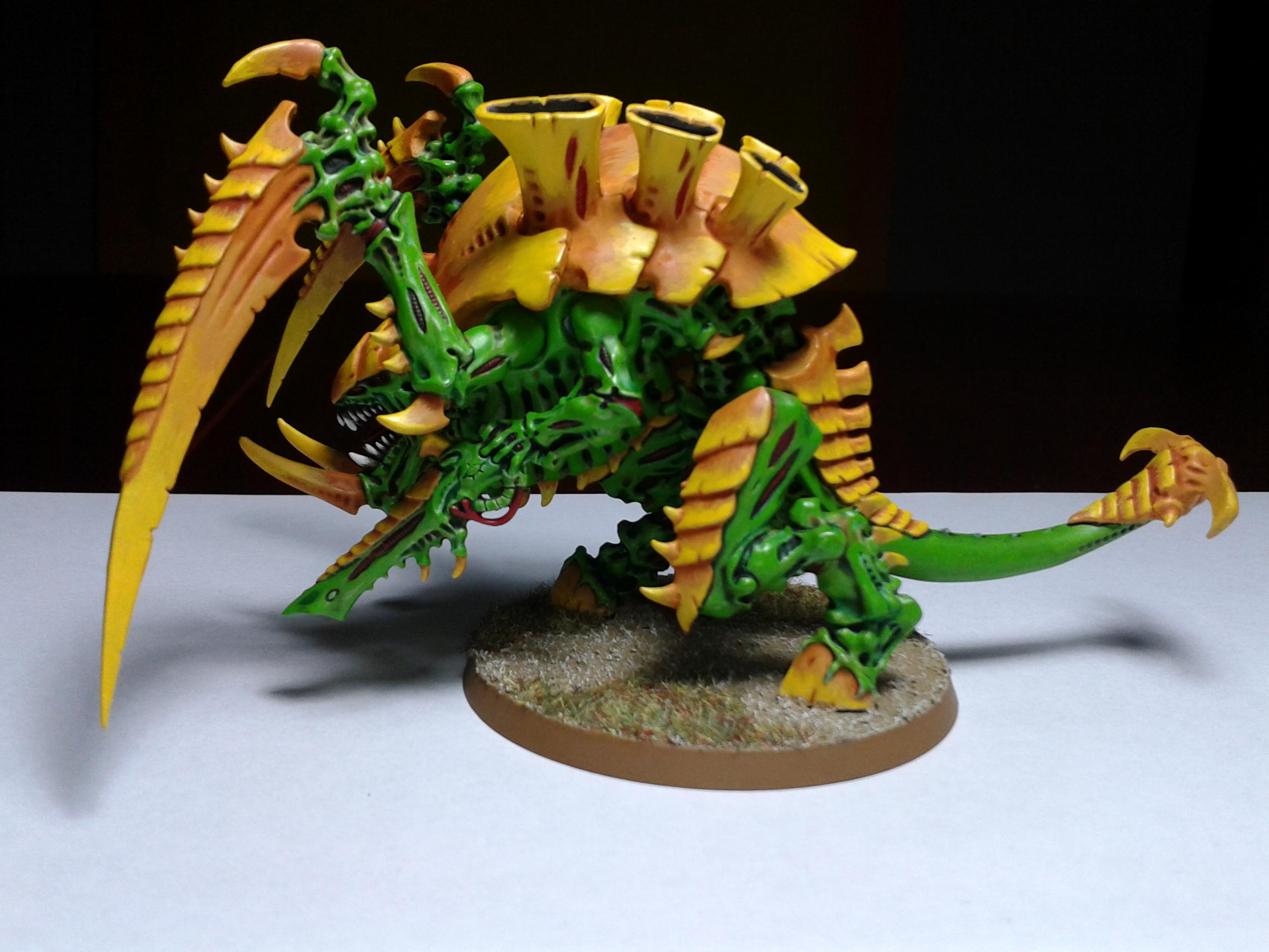 Carnifex, Green, Tty, Tyranids, Yellow