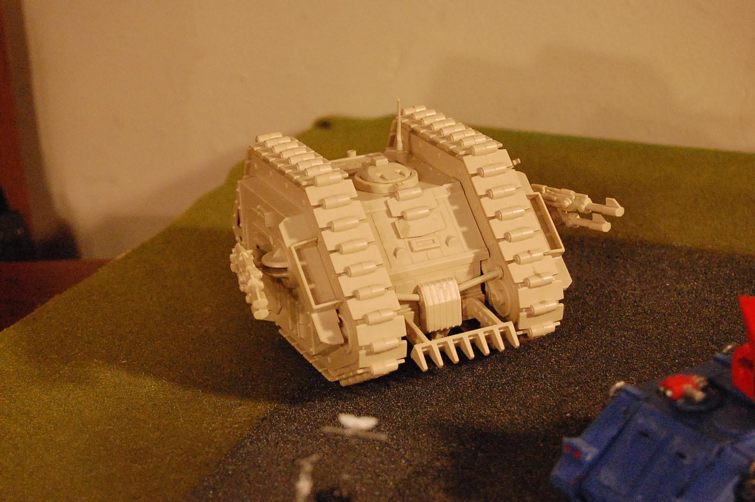 first land raider arrives