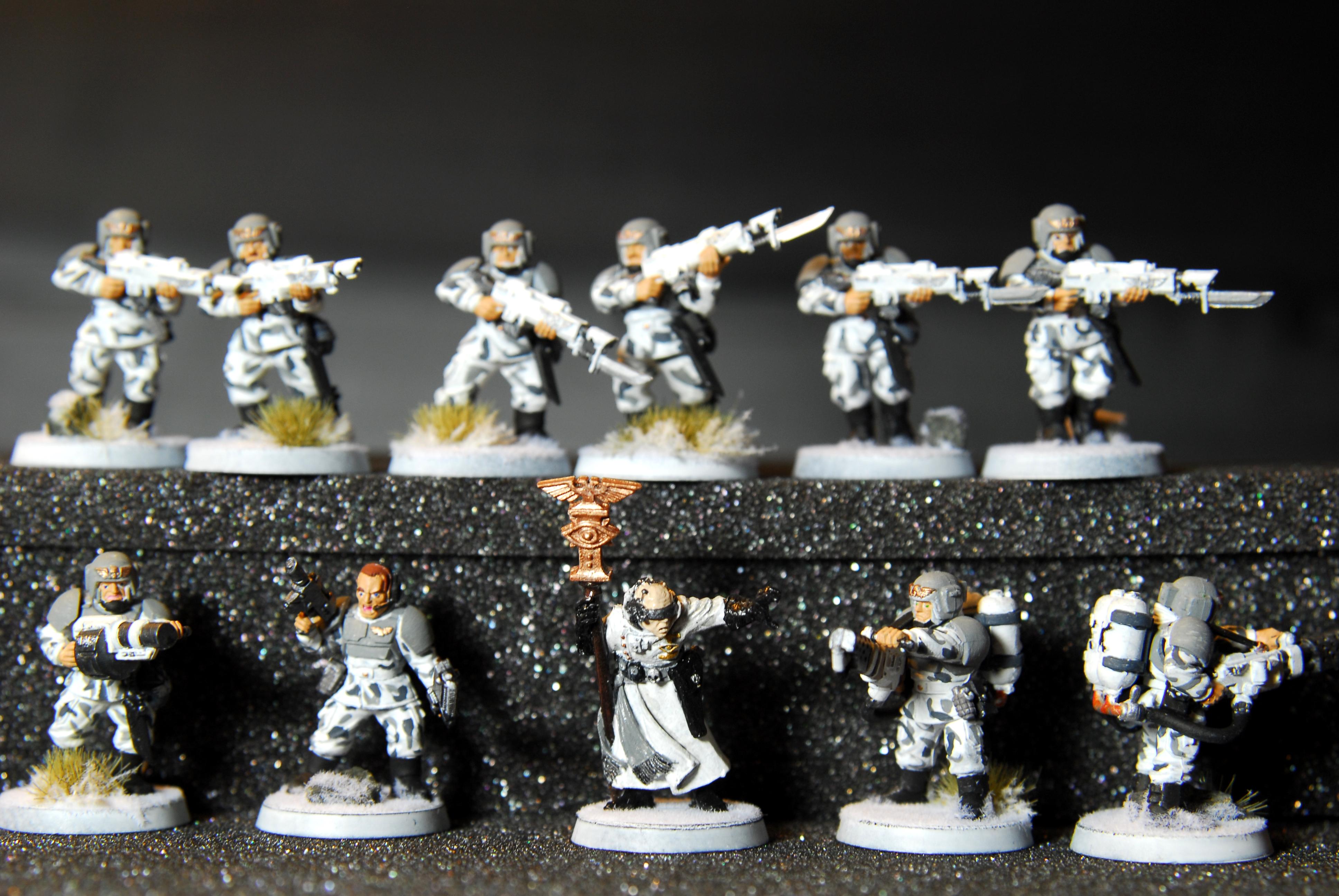 Arctic, Camouflage, Imperial Guard, Psyker, Snow, Veteran