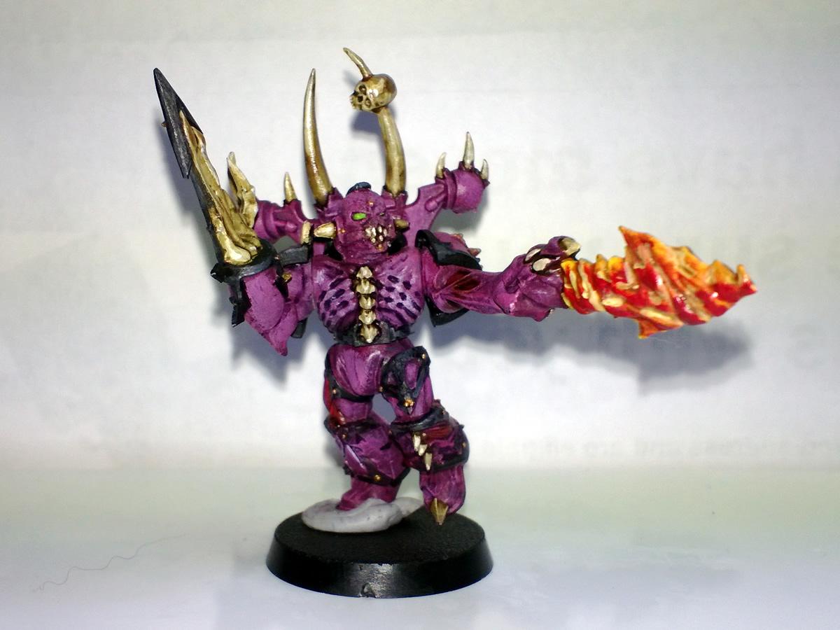 Emperor's Children, Fire, Possessed, Possessed Chaos Space Marine