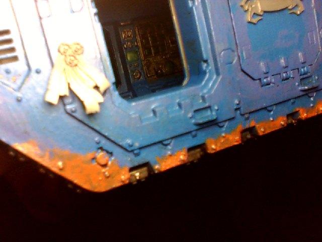 Land Raider, Landraider Crusader, Ultramarines, Work In Progress
