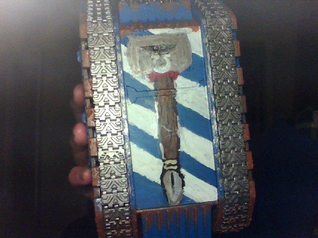 Land Raider, Landraider Crusader, Ultramarines, Work In Progress