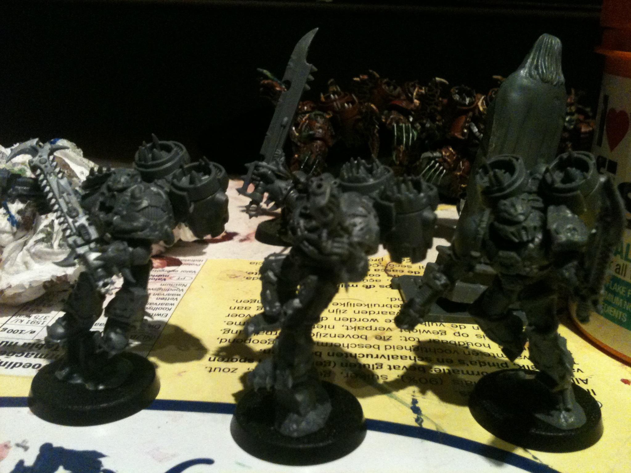 Chaos Space Marines, Crimson Slaughter, Deadshot, Khorne, Raptors, Work In Progress