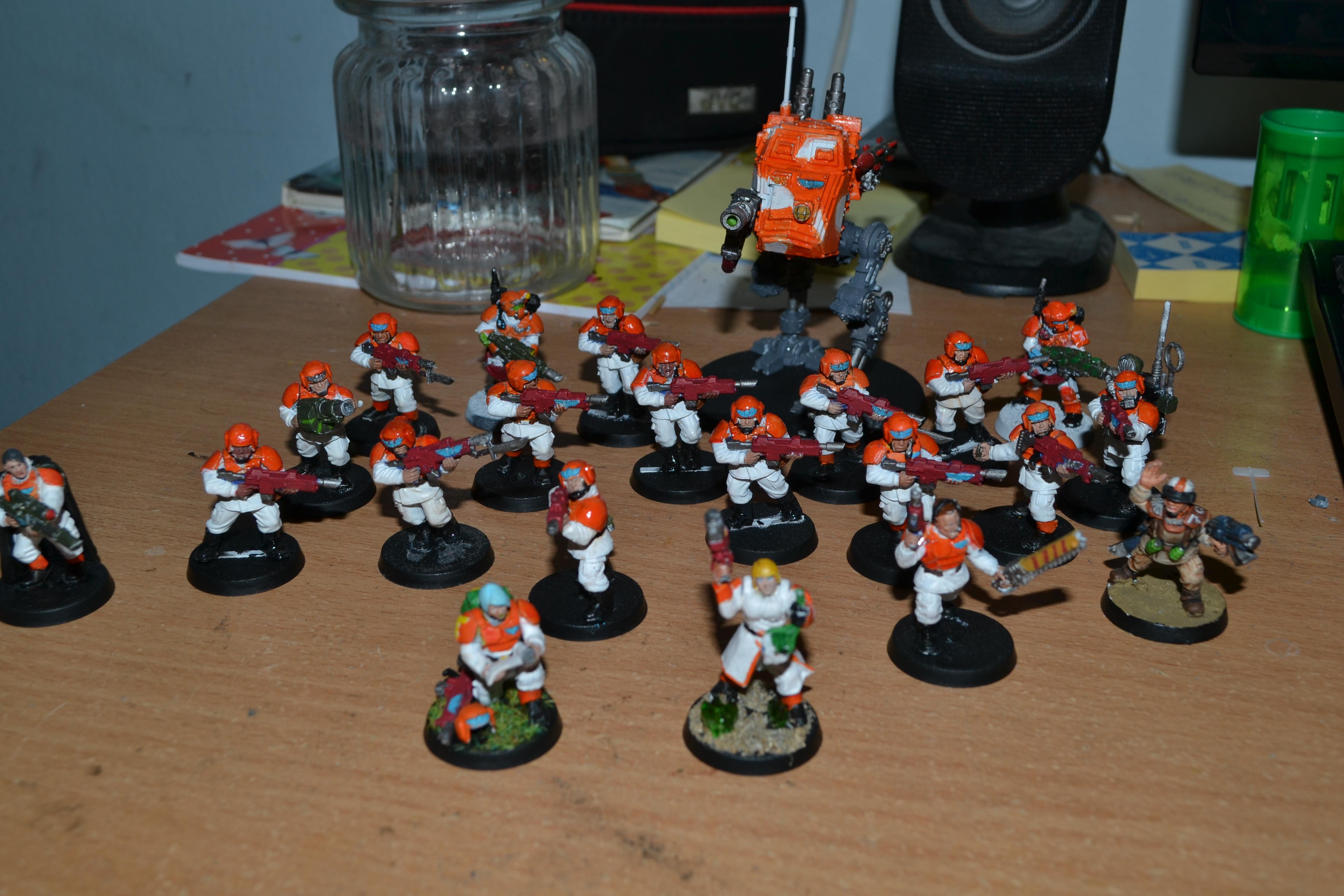 Cadians, Imperial Guard, Medic, Sentinel, Snipers