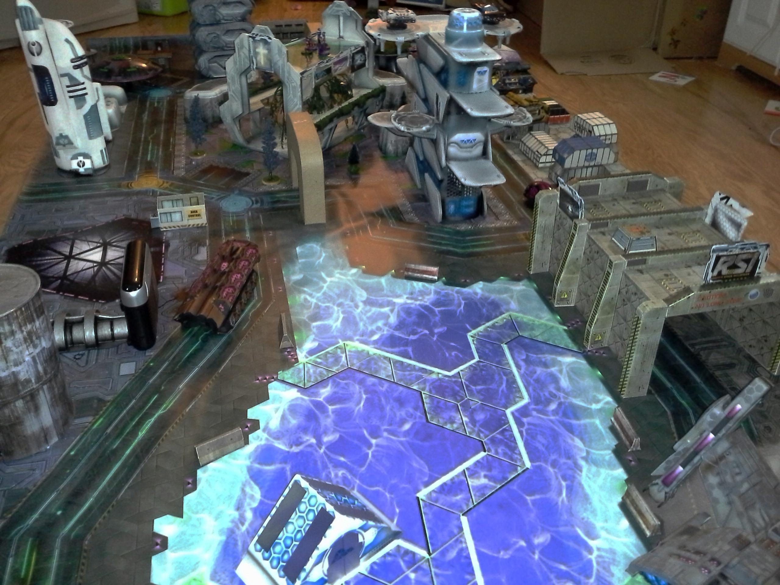 Airbrush, City, Science-fiction, Terrain