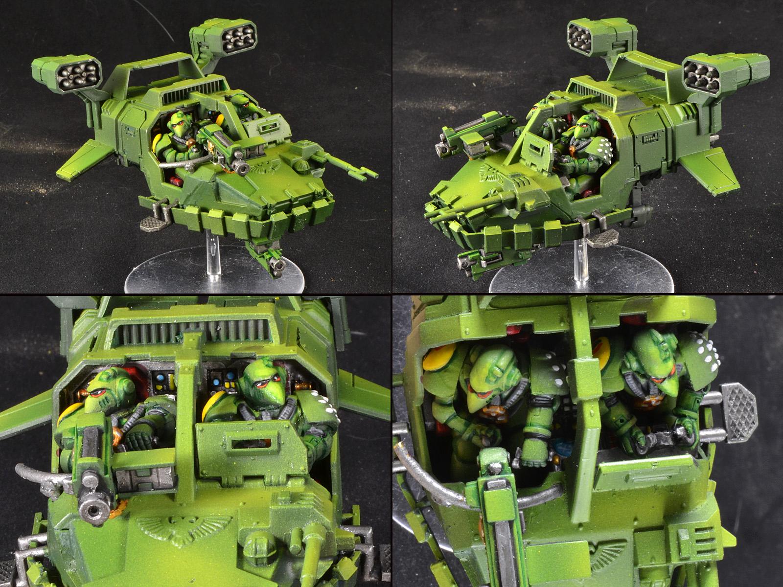Land Speeder Typhoon, Mantis Warriors, Space Marines, Warhammer 40,000, Work In Progress