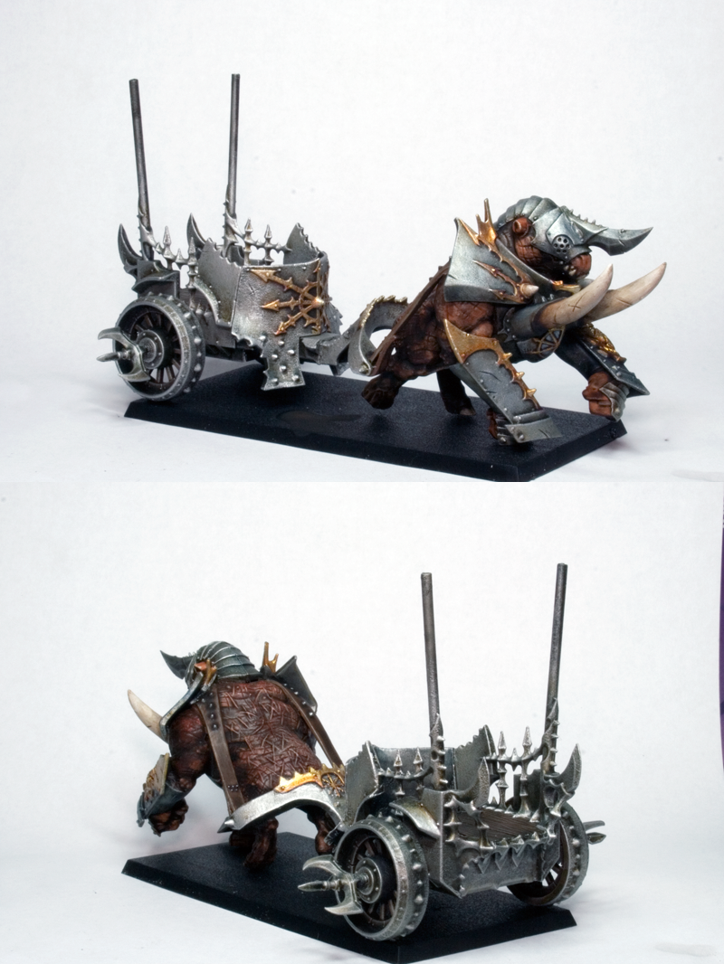Chaos, Chariot, Gorebeast, Metallics, Warhammer Fantasy, Work In Progress