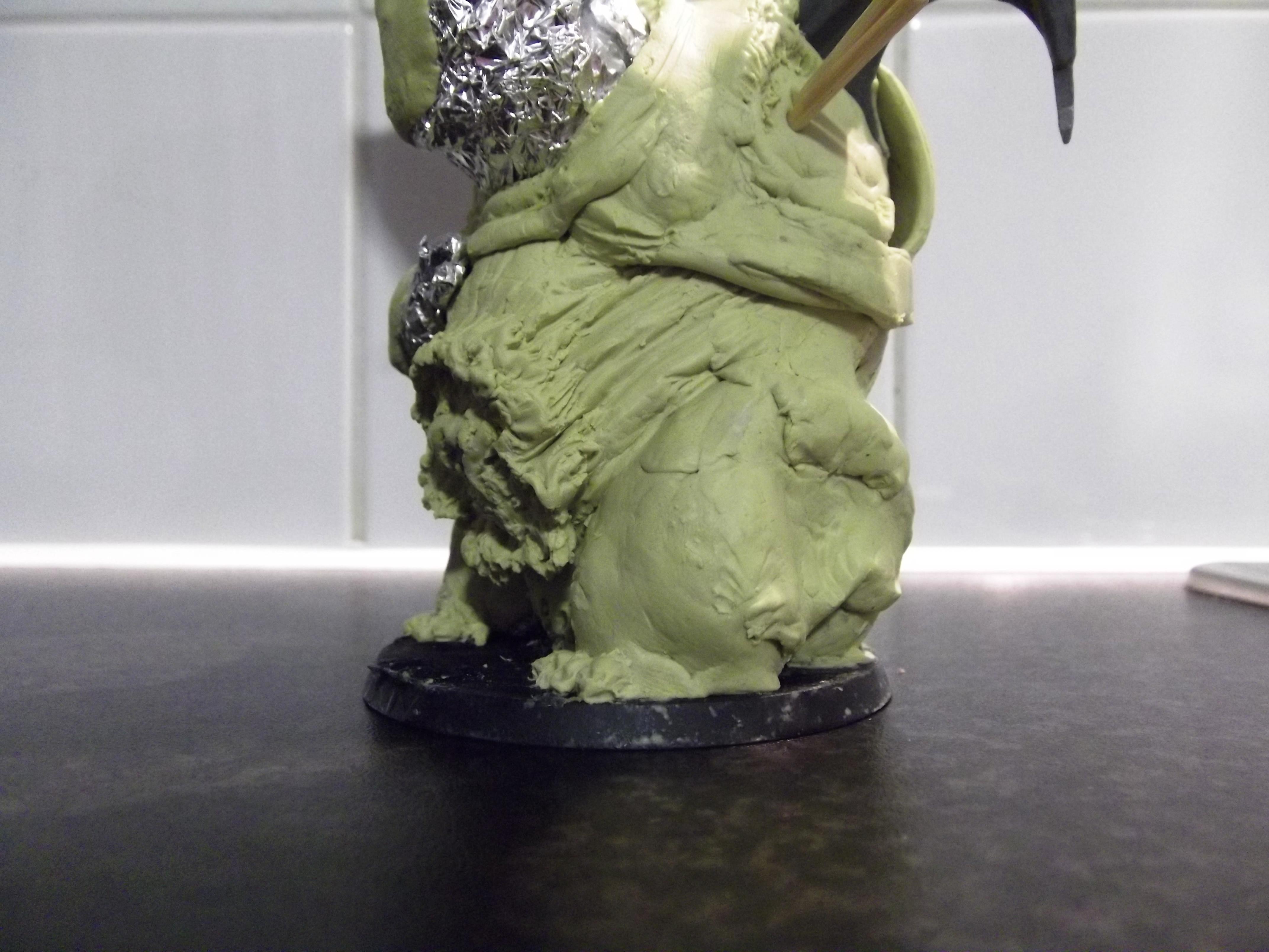 Chaos, Flyer, Nurgle Daemon, Sculpting, Winged