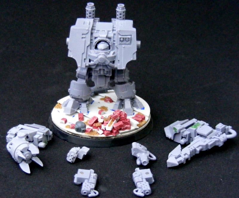 Dreadnought, Imperial Fists, Iron Clad, Space Marines, Warhammer 40,000
