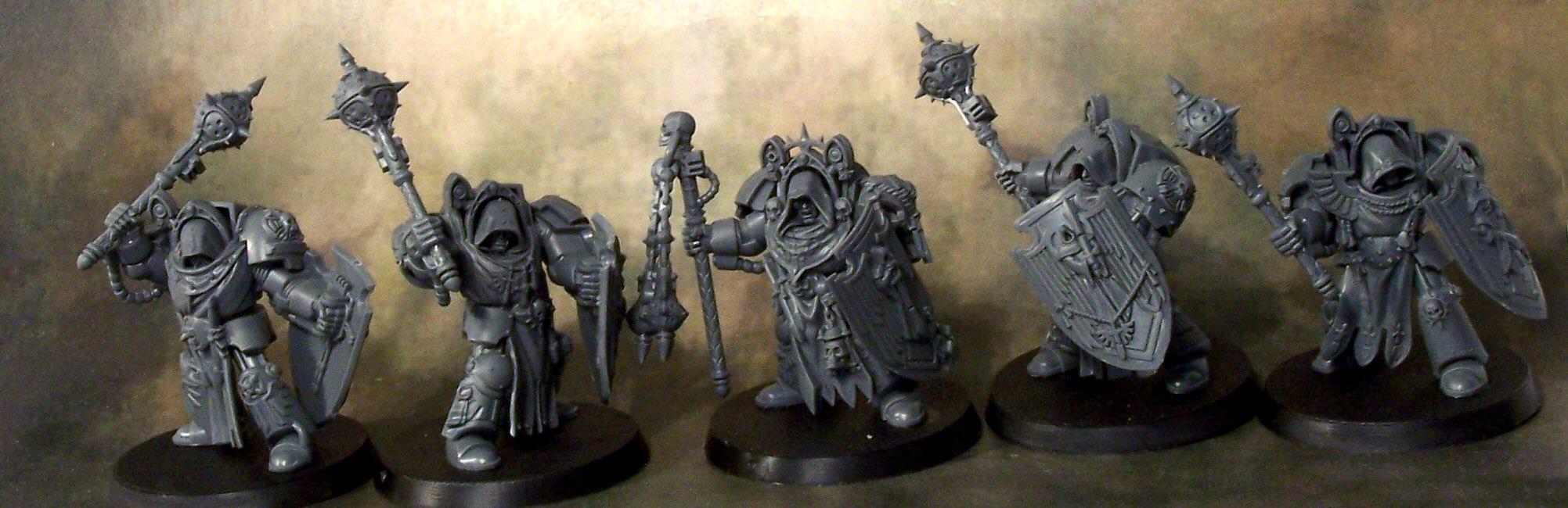Dark Angels, Space Marines, Terminator Armor, Work In Progress