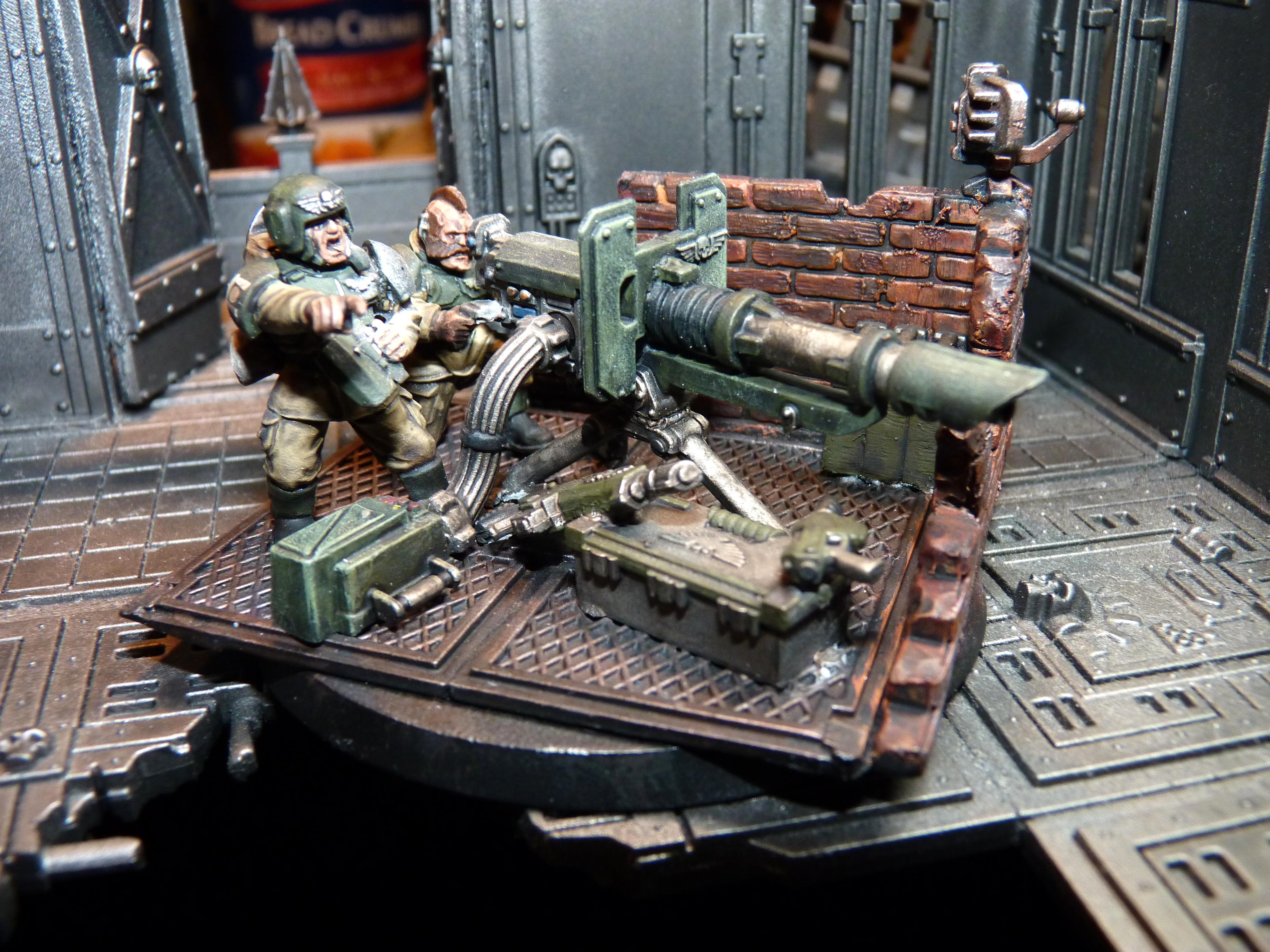Cadians, Heavy Weapons Team, Imperial Guard, Lascannon