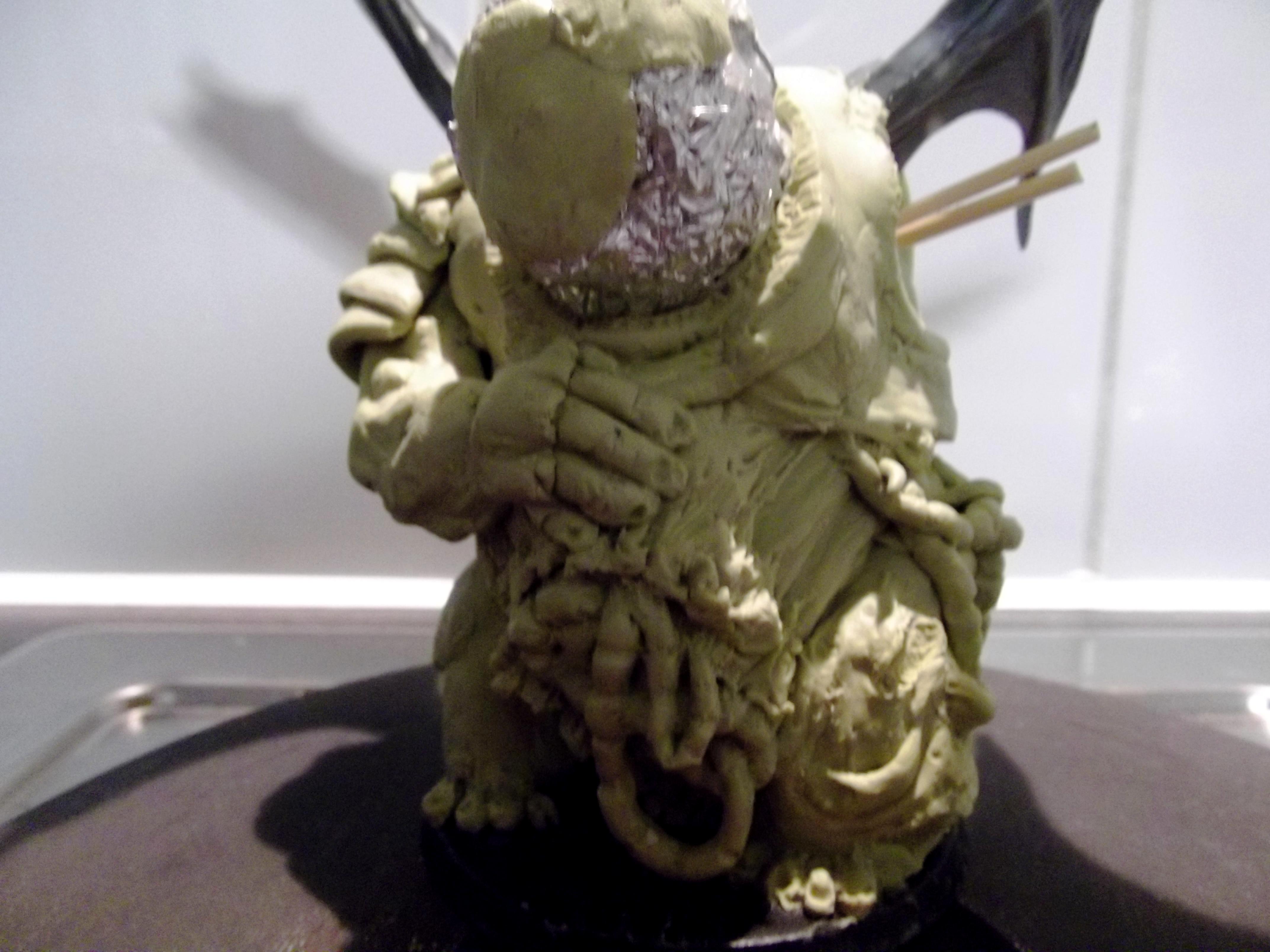 Black Mace, Daemons, Nurgle, Prince, Scratch Build, Sculpting