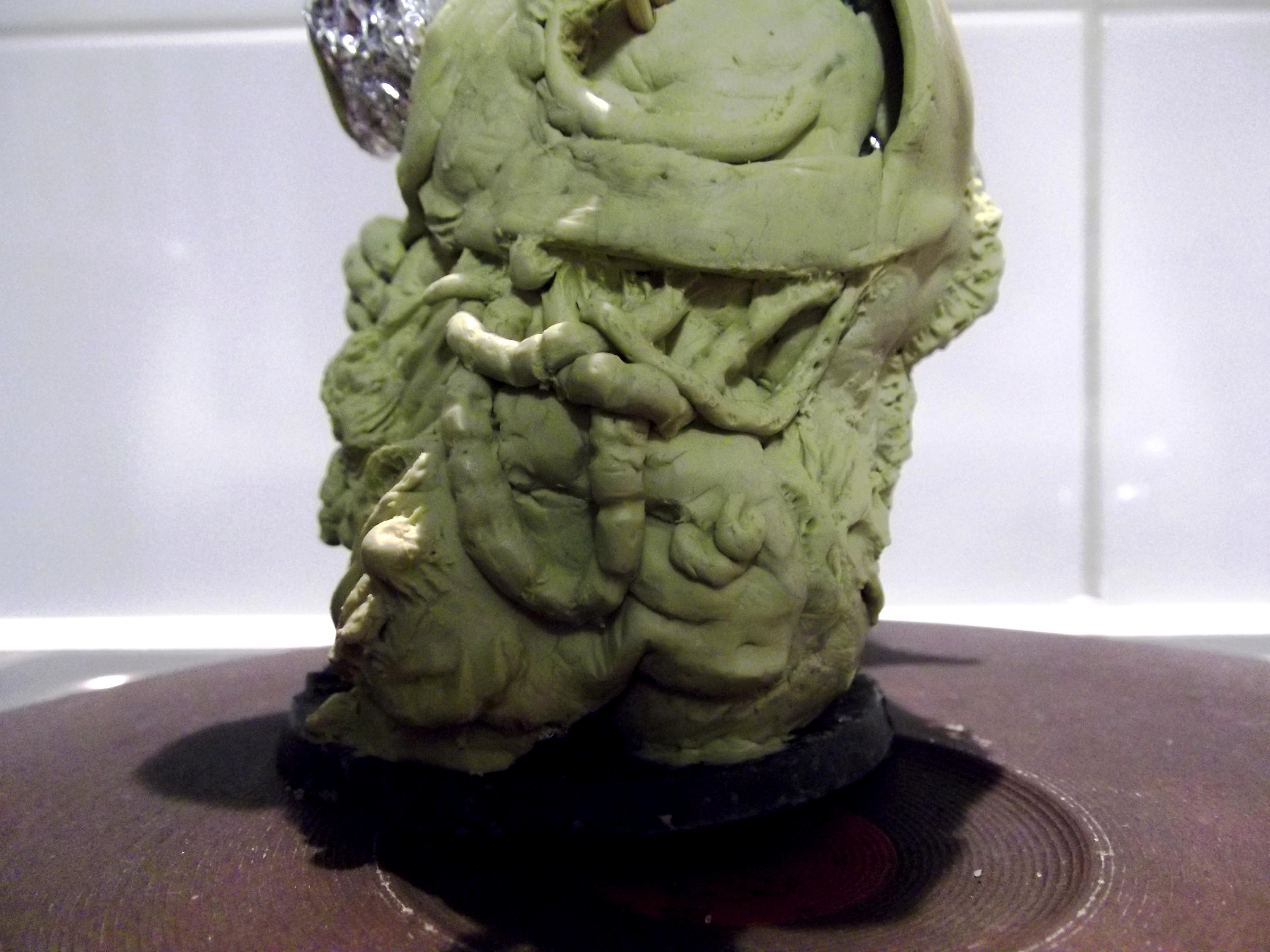 Black Mace, Daemons, Nurgle, Prince, Scratch Build, Sculpting